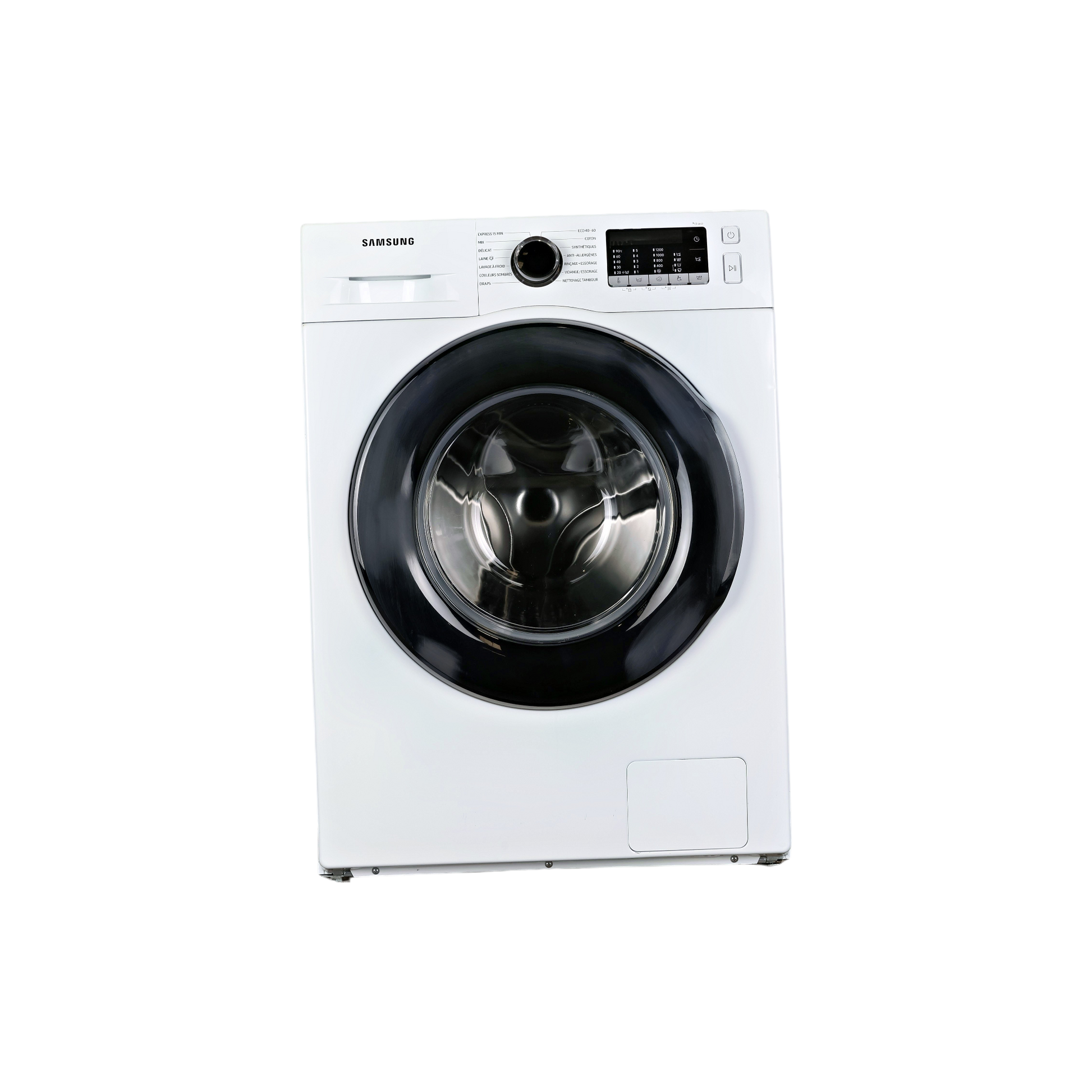 Lave-Linge Hublot 9 kg Reconditionné SAMSUNG WW90TA026AE : vue de face