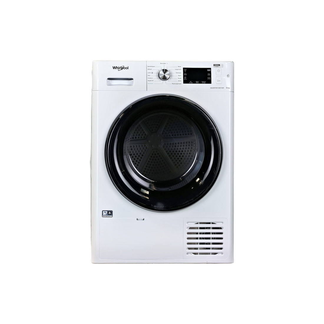 Seche-Linge Pompe À Chaleur 9 kg Reconditionné WHIRLPOOL FFTBM229X2BFR : vue de face