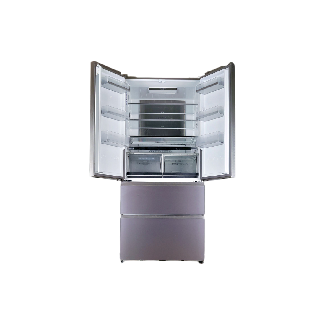 Réfrigérateur Multi-Portes 539 L Reconditionné HAIER HB18FGSAAA : vue de l'intérieur