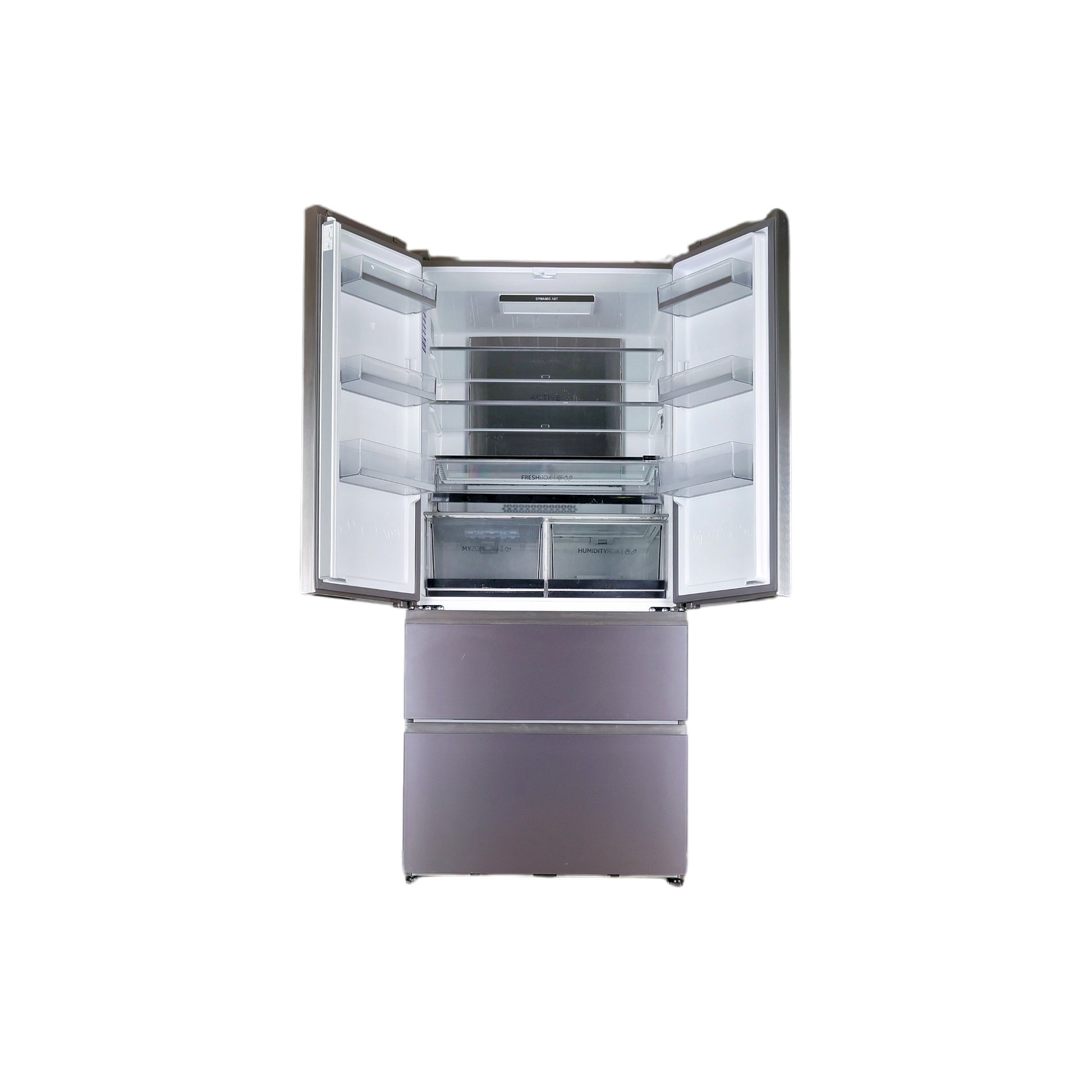 Réfrigérateur Multi-Portes 539 L Reconditionné HAIER HB18FGSAAA : vue de l'intérieur