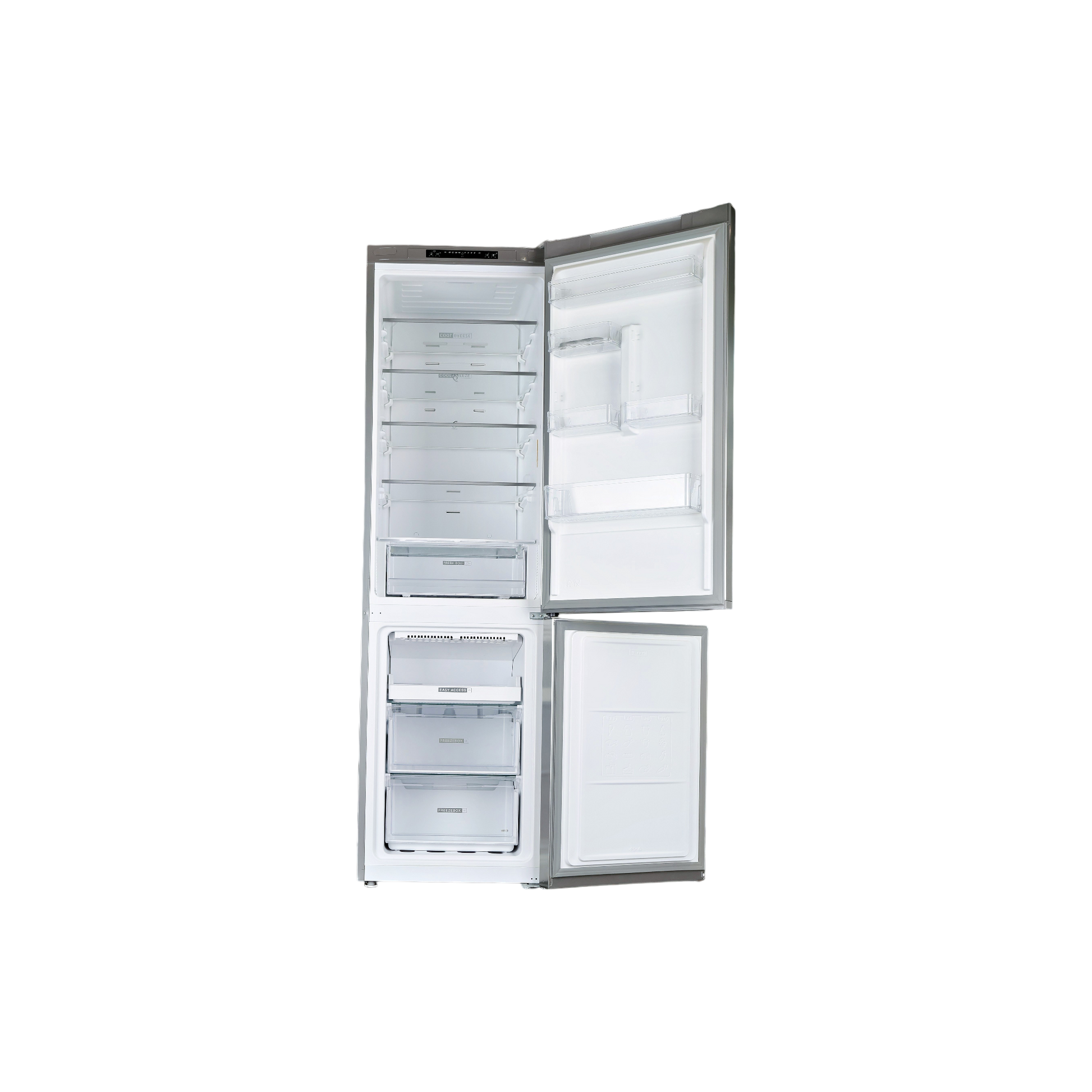 Réfrigérateur Avec Congélateur 367 L Reconditionné WHIRLPOOL W7X93AOX1 : vue de l'intérieur
