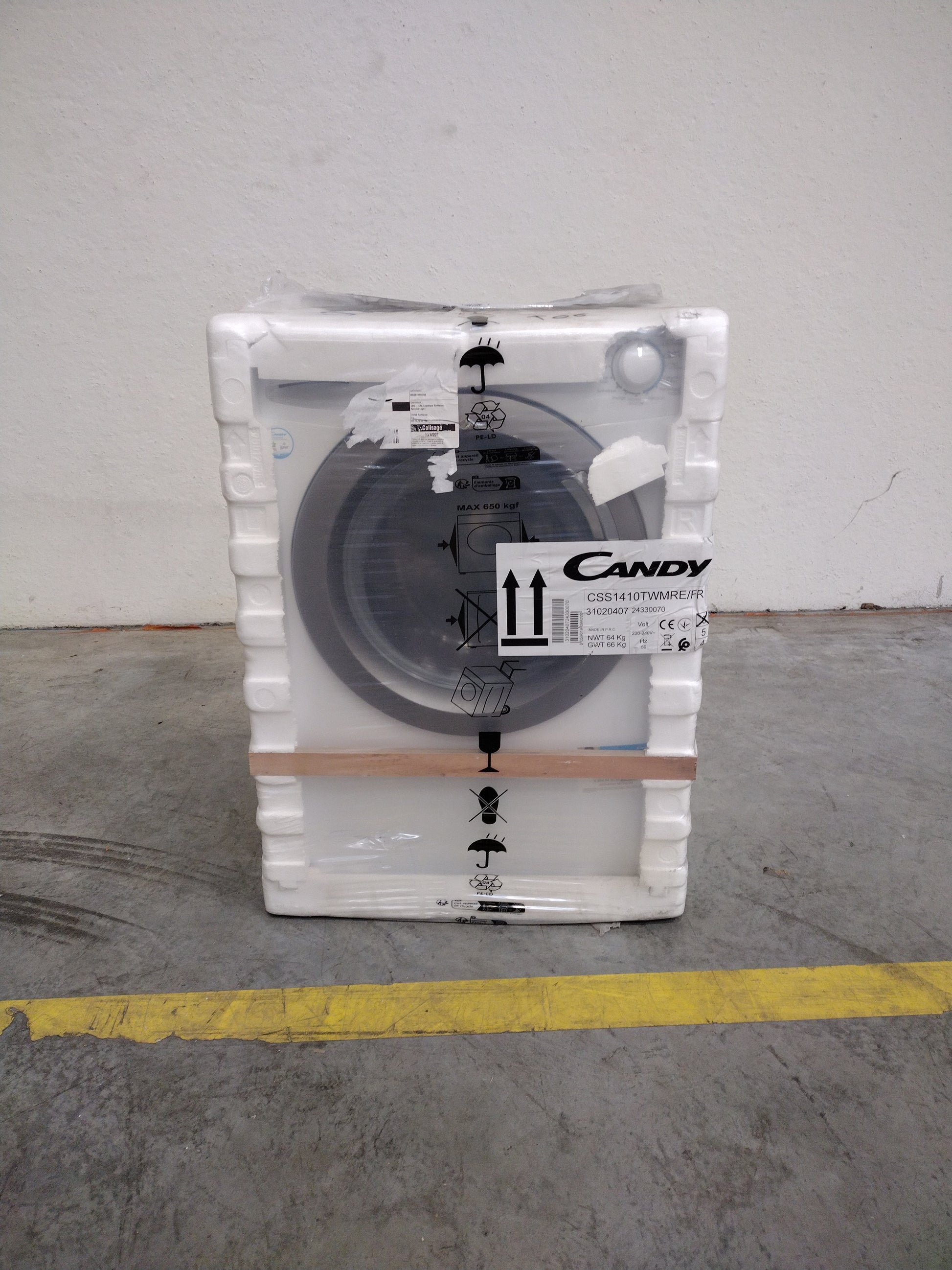 Lave-Linge Hublot 10 kg Reconditionné CANDY CSS1410TWMRE-47 : détails