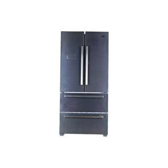 Réfrigérateur Multi-Portes 539 L Reconditionné BEKO GNE60522X : vue de face