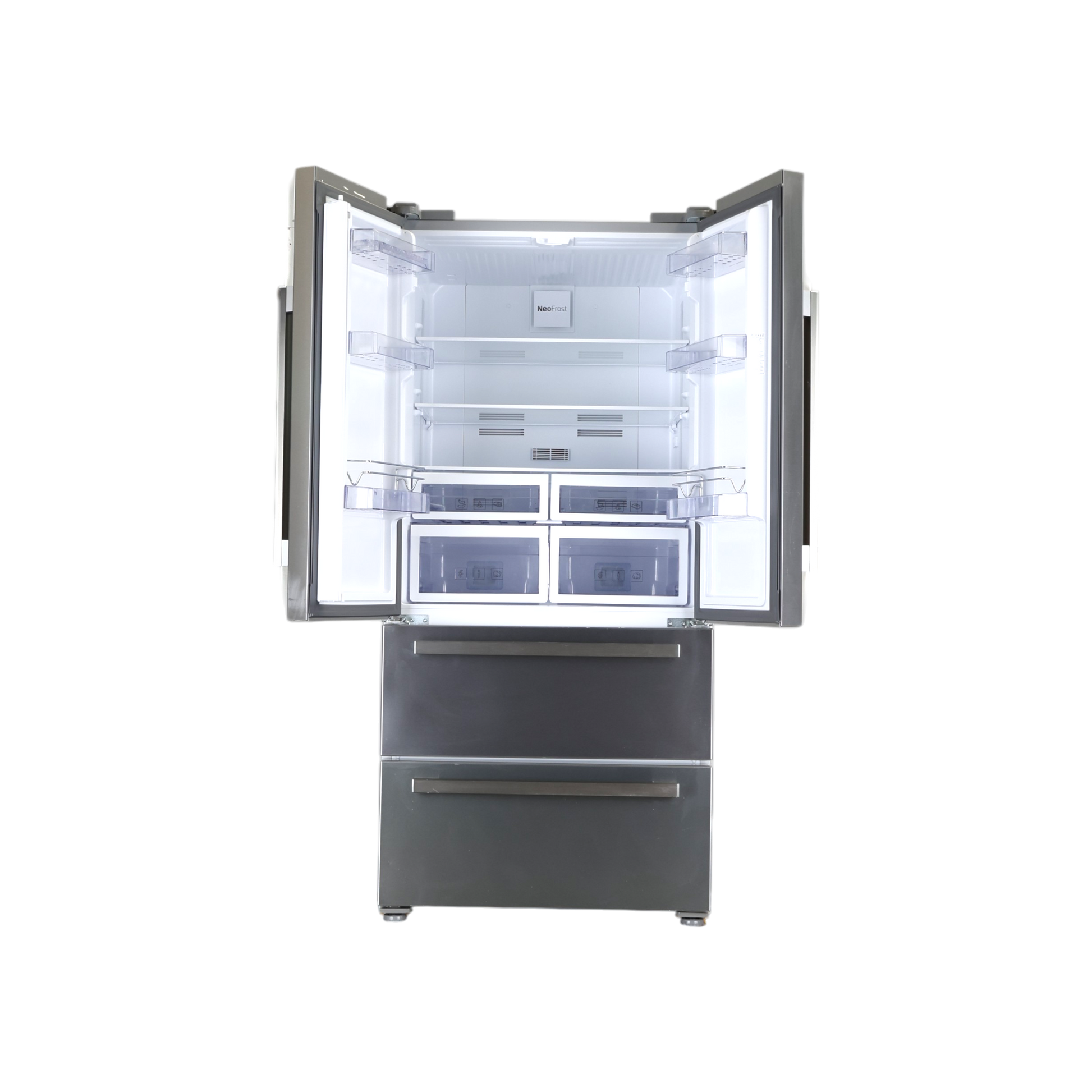 Réfrigérateur Multi-Portes 539 L Reconditionné BEKO GNE60522X : vue de l'intérieur