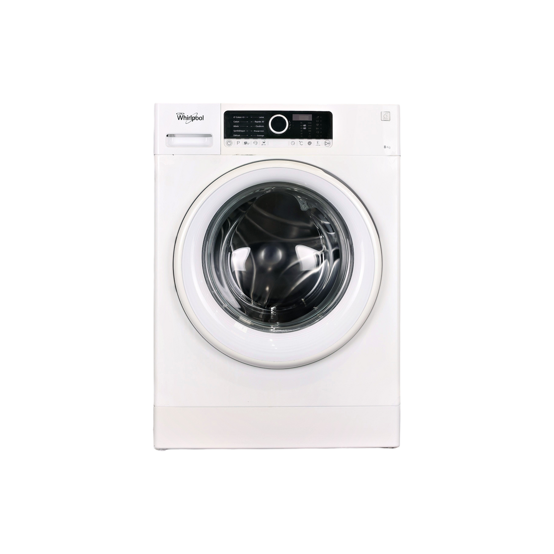 Lave-Linge Hublot 8 kg Reconditionné WHIRLPOOL FSCR80413 : vue de face