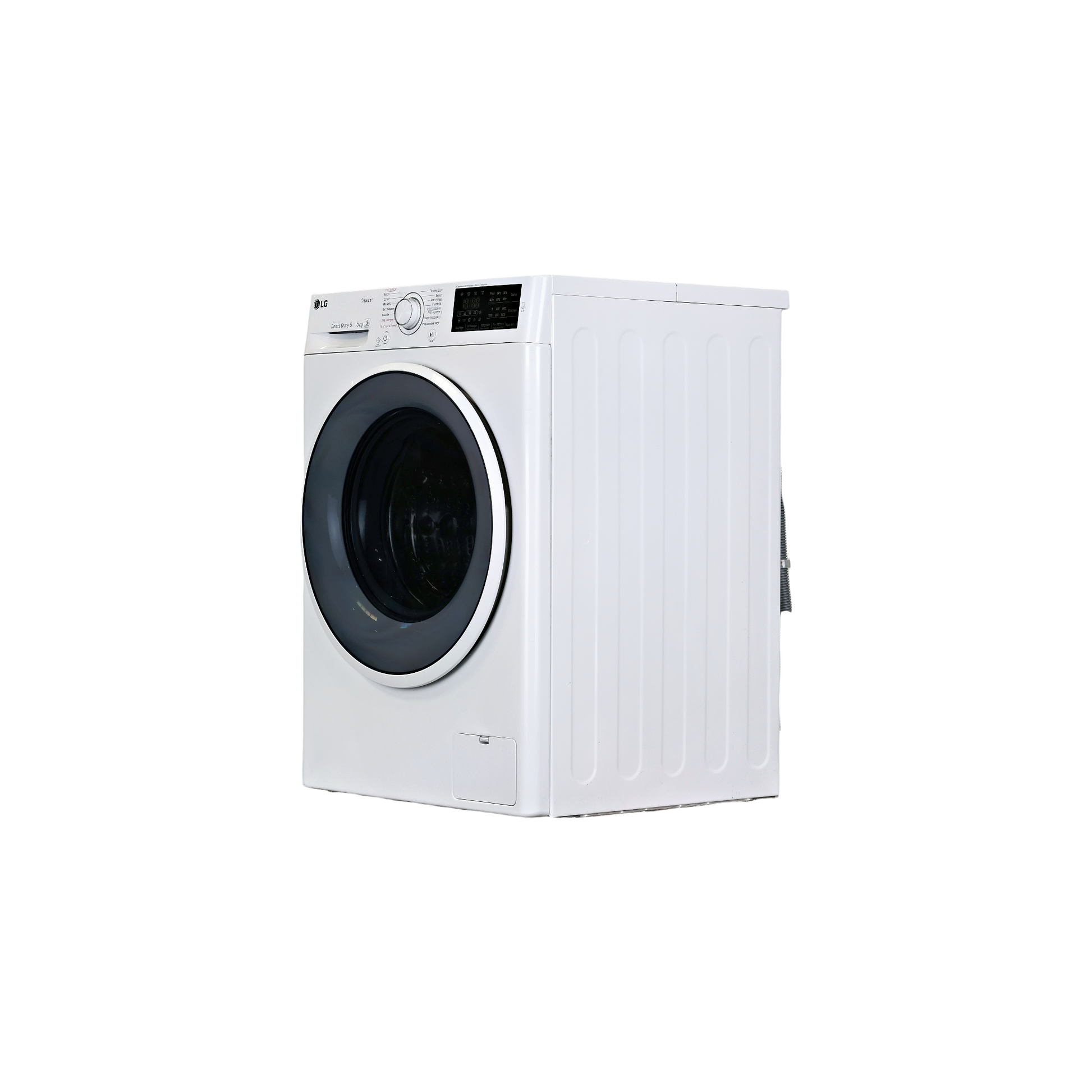 Lave-Linge Sechant 9 kg Reconditionné LG F954J60WRS : vue du côté gauche