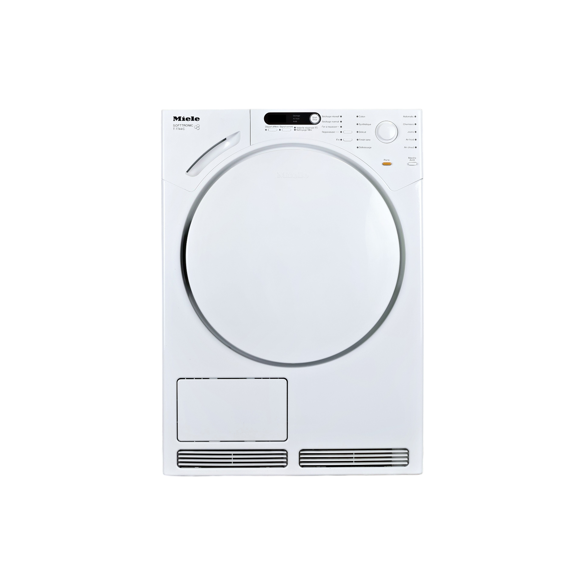 Seche-Linge Condensation 6 kg Reconditionné MIELE T7744C : vue de face