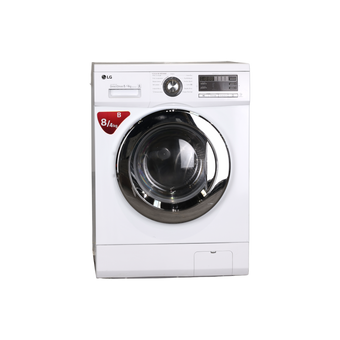 Lave-Linge Sechant 8 kg Reconditionné LG F84400WHR : vue de face