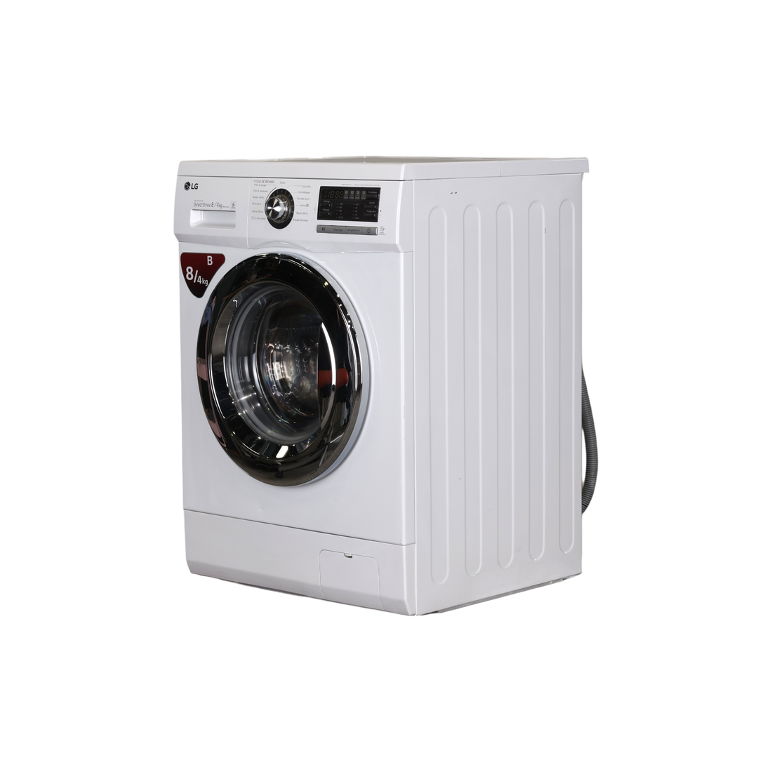 Lave-Linge Sechant 8 kg Reconditionné LG F84400WHR : vue du côté gauche