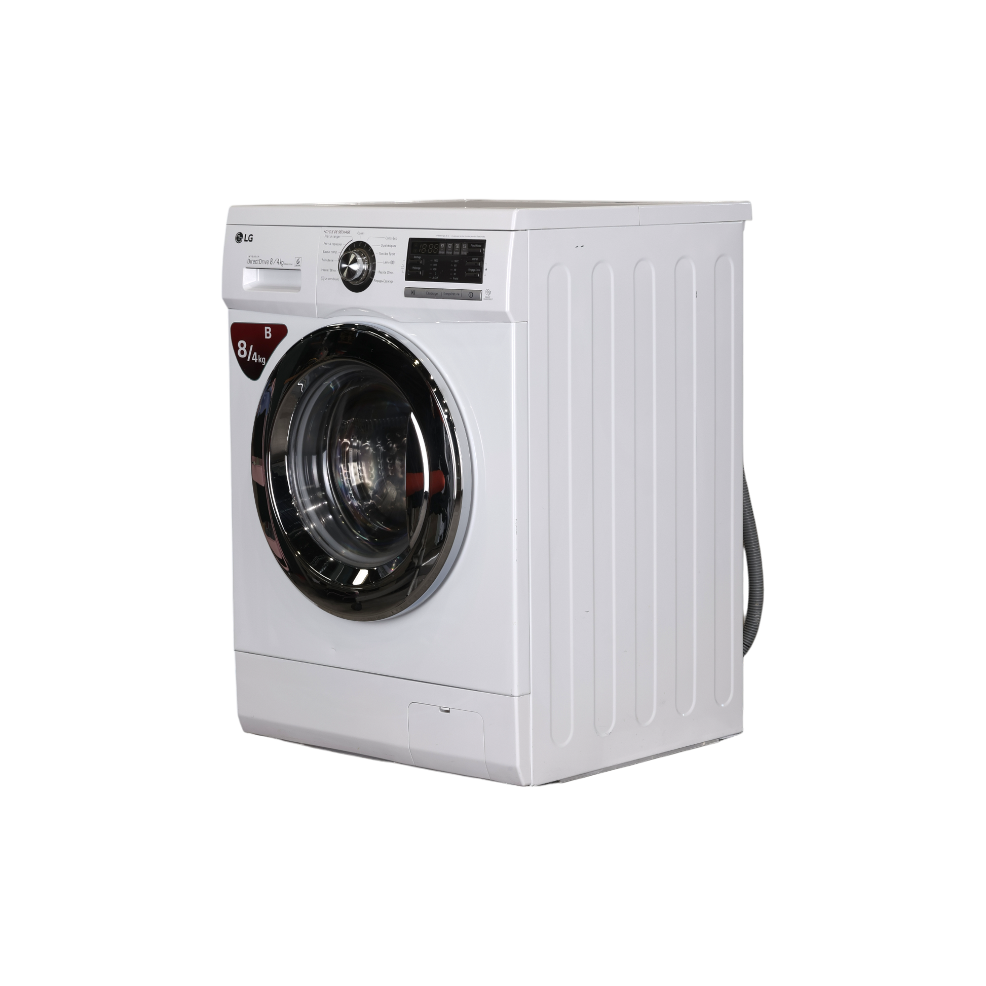 Lave-Linge Sechant 8 kg Reconditionné LG F84400WHR : vue du côté gauche