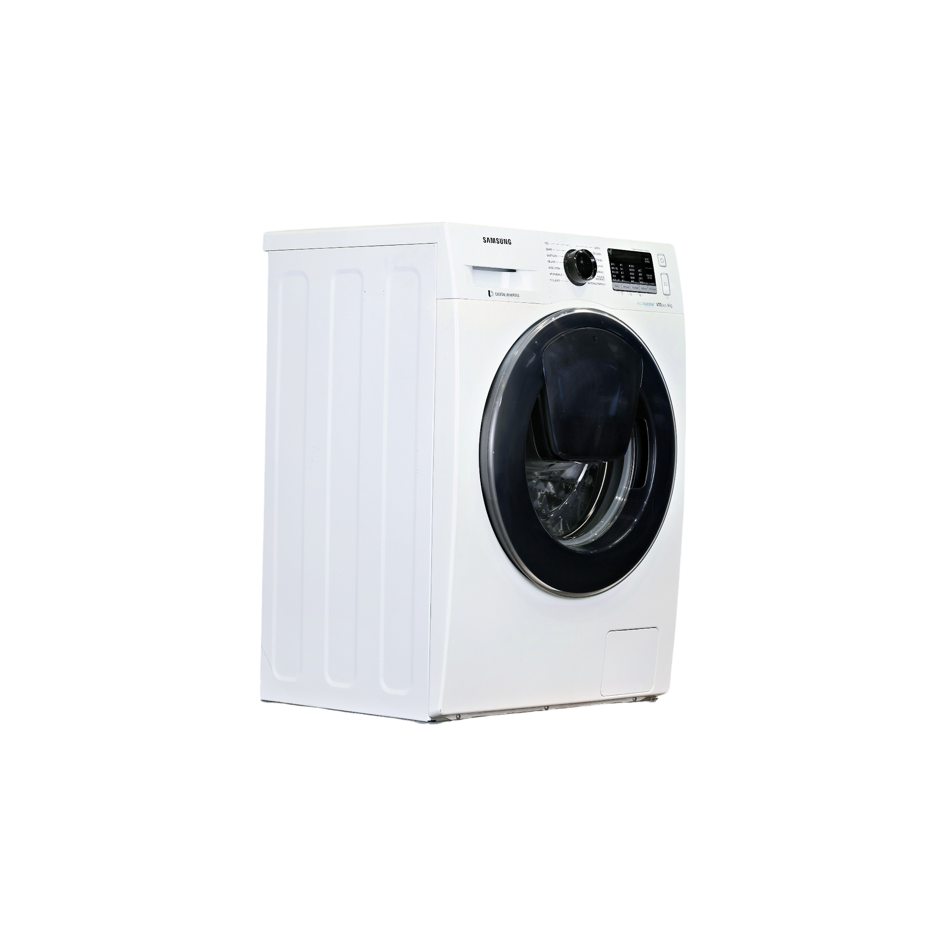 Lave-Linge Hublot 8 kg Reconditionné SAMSUNG WW80K5210VW : vue du côté droit