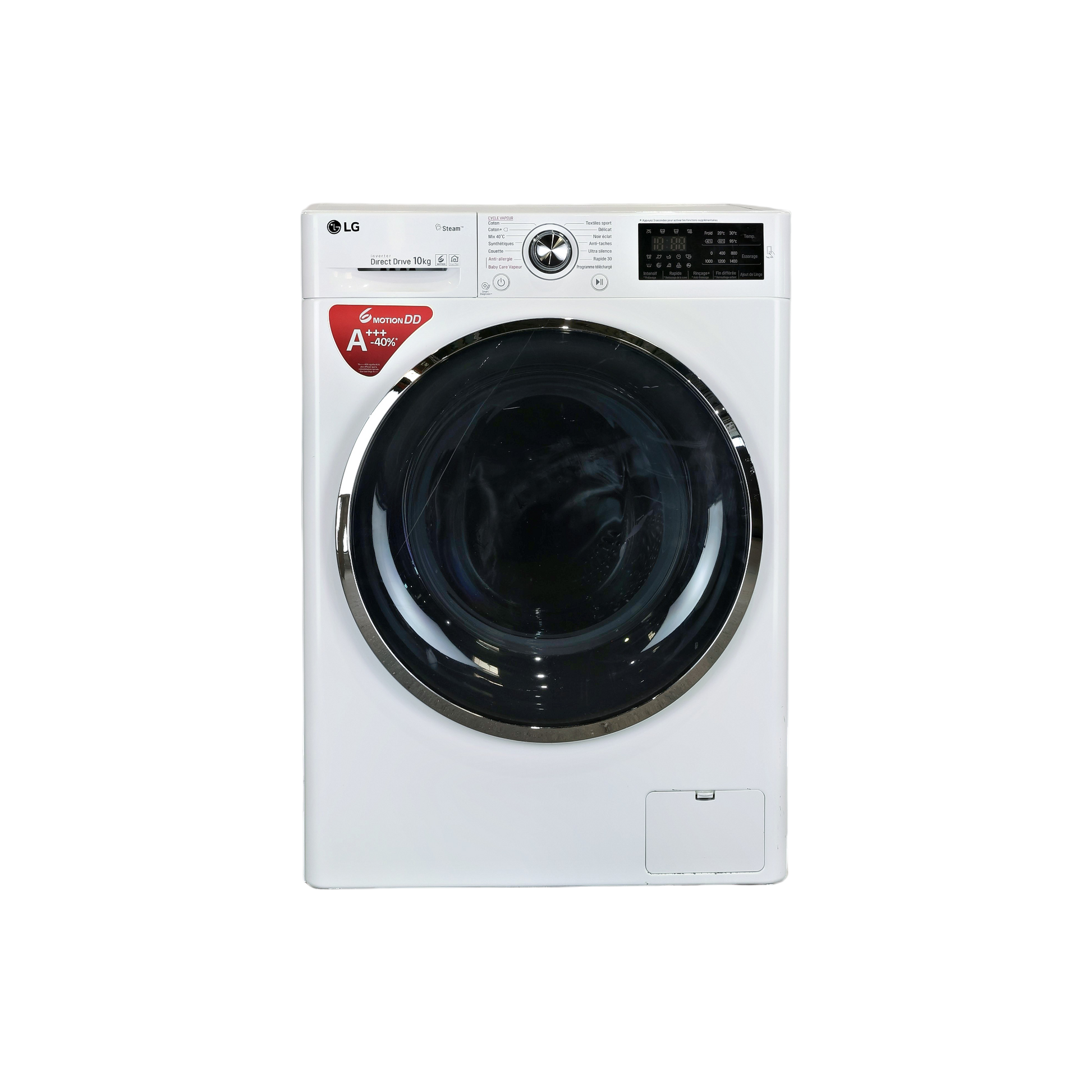 Lave-Linge Hublot 10 kg Reconditionné LG F14J62WHS : vue de face