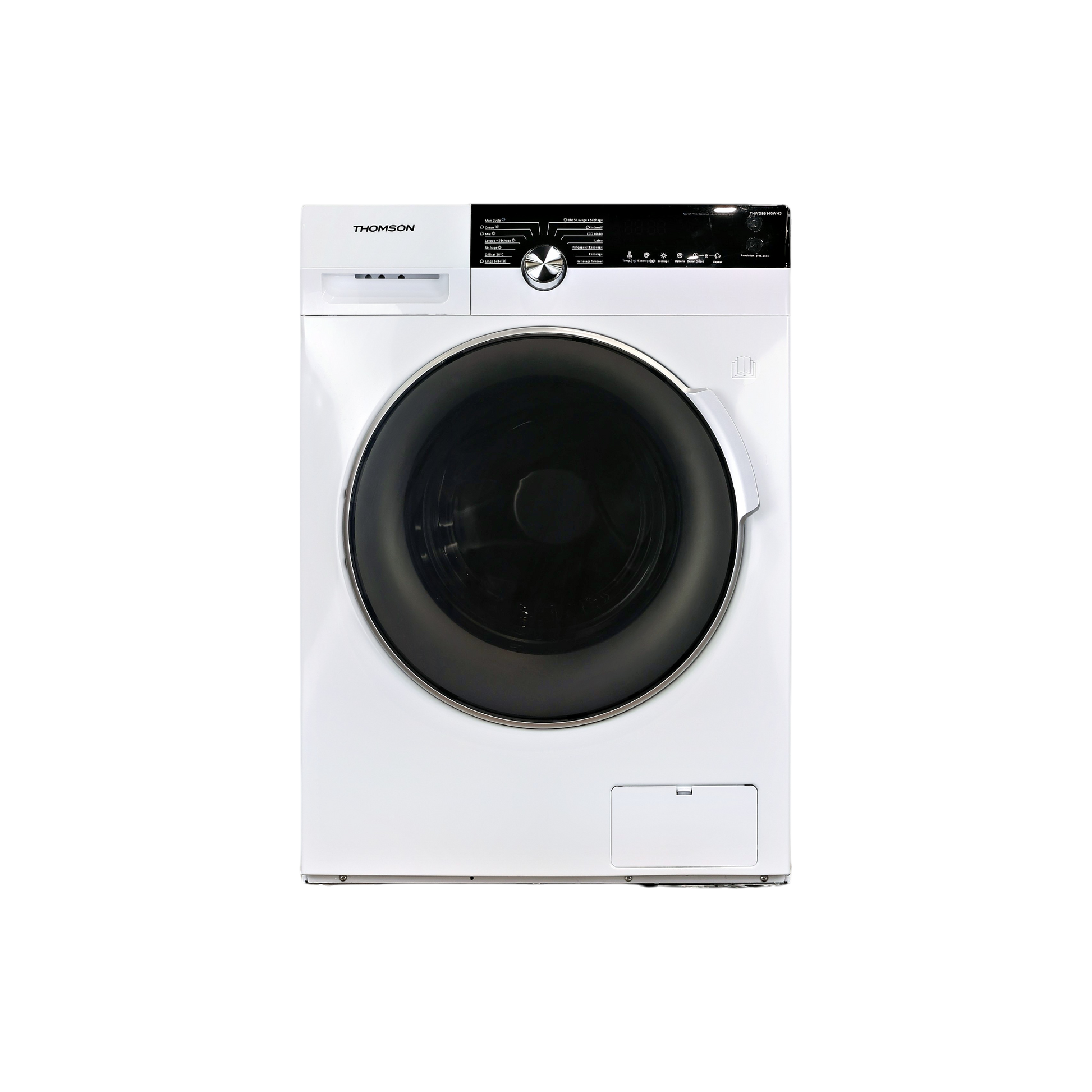 Lave-Linge Sechant 8 kg Reconditionné THOMSON THWD86140WH3 : vue de face