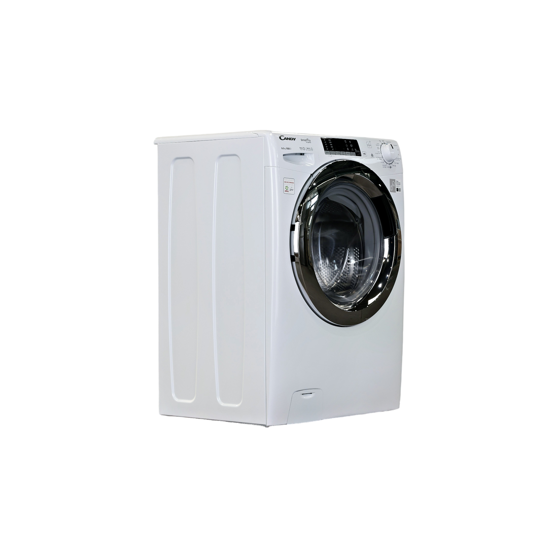 Lave-Linge Sechant 8 kg Reconditionné CANDY CSOW5854TWMC-S : vue du côté droit