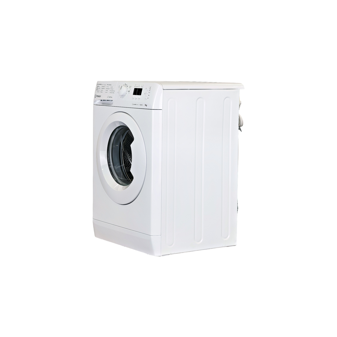 Lave-Linge Hublot 7 kg Reconditionné INDESIT MTWA71296WFR : vue du côté gauche