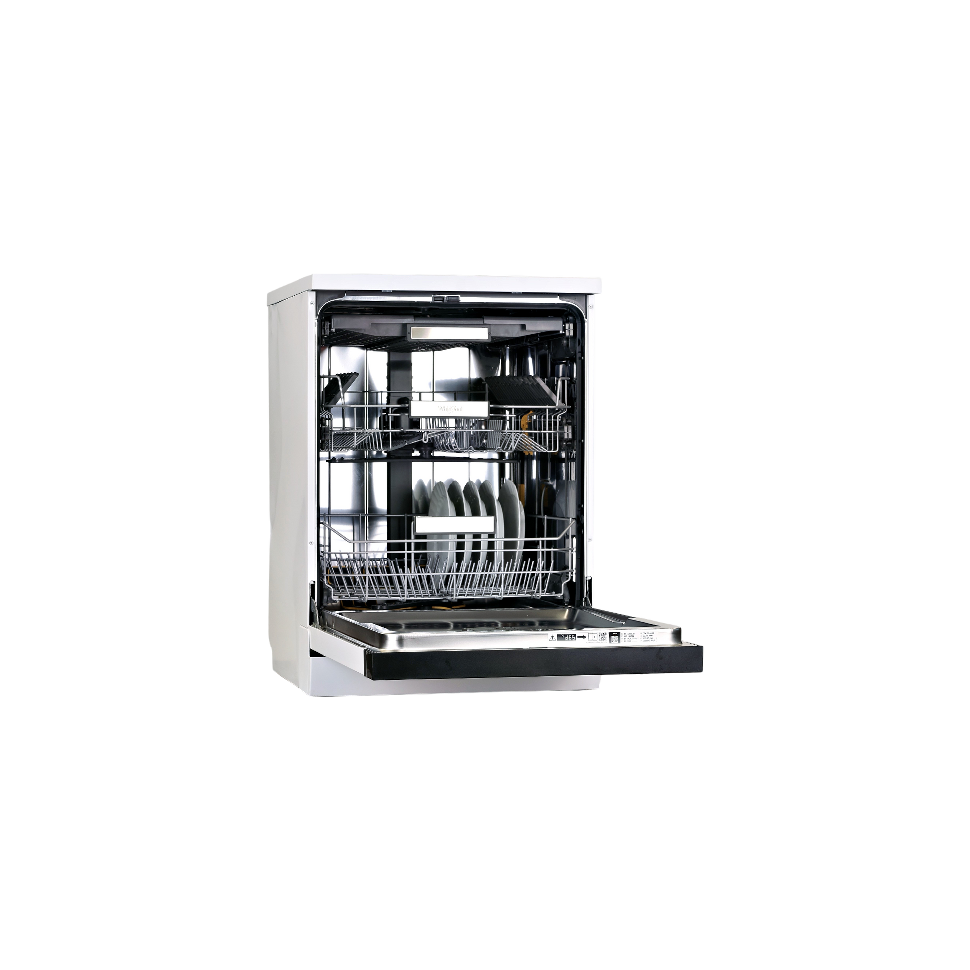 Lave-Vaisselle Pose Libre 15 Cvts Reconditionné WHIRLPOOL W7FHS51 : vue de l'intérieur