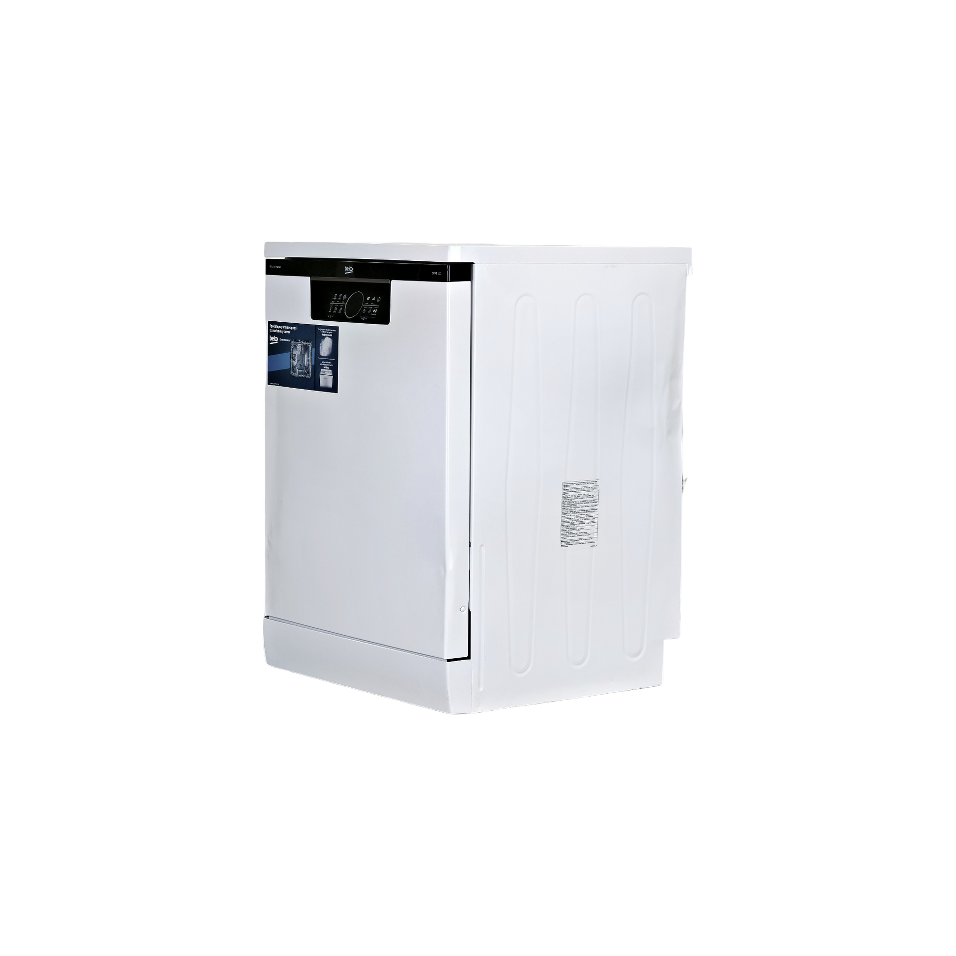 Lave-Vaisselle Pose Libre 14 Cvts Reconditionné BEKO BDFN26440WC : vue du côté gauche