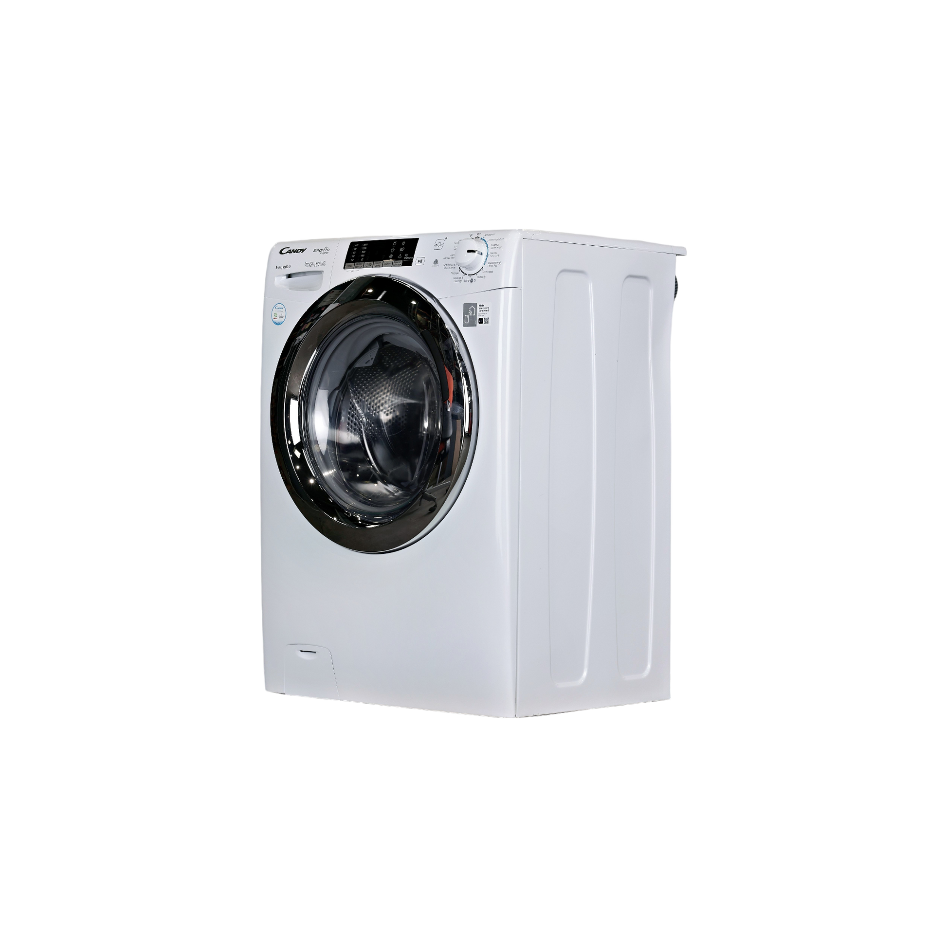 Lave-Linge Sechant 8 kg Reconditionné CANDY CSOW5854TWMC-S : vue du côté droit