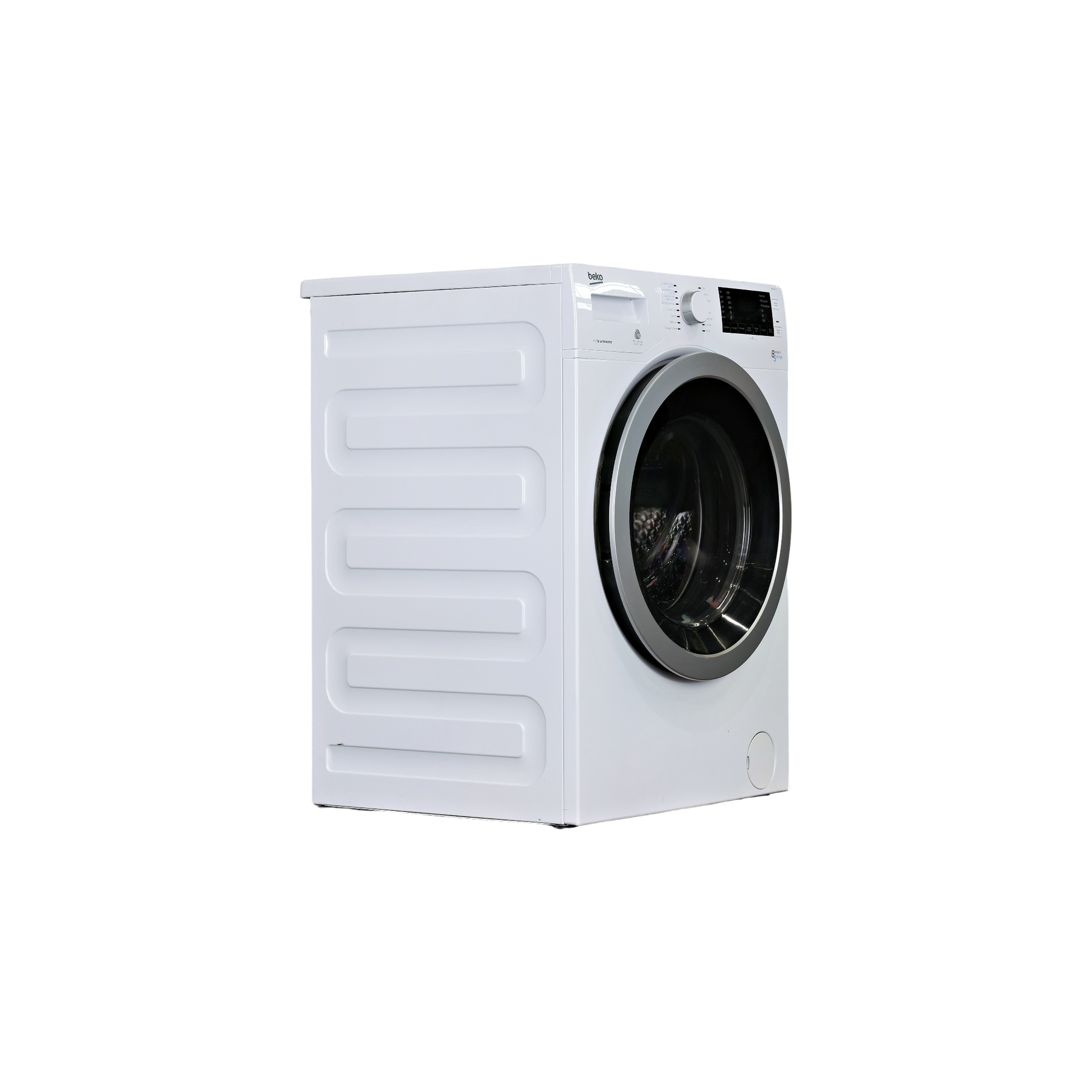 Lave-Linge Sechant 8 kg Reconditionné BEKO WDW85122 : vue du côté droit