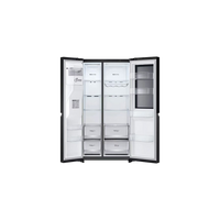 Réfrigérateur Américain 635 L Reconditionné LG GSGV80EPLD : vue de l'intérieur