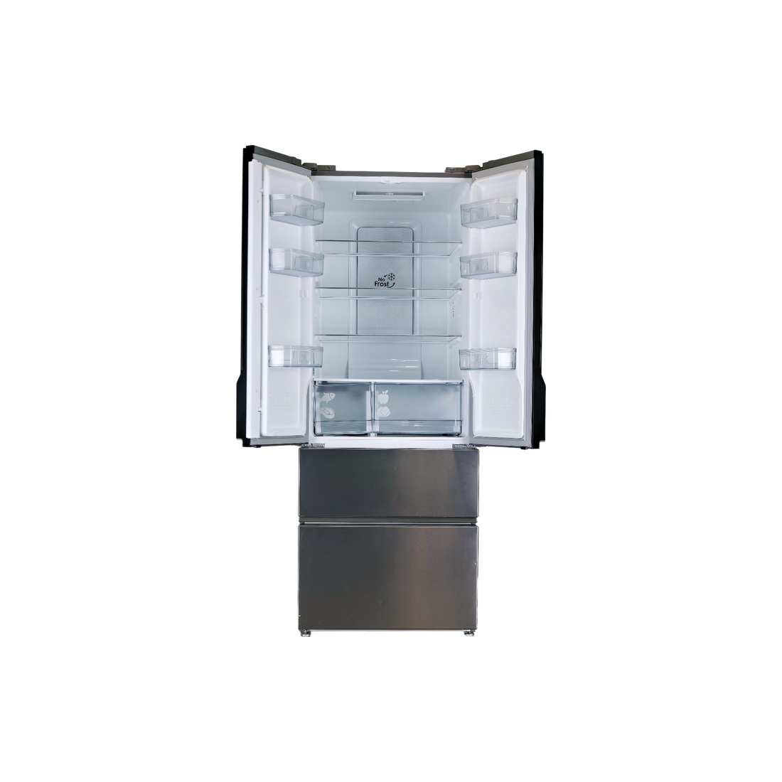 Réfrigérateur Multi-Portes 436 L Reconditionné VALBERG MD NF 436 A+ XMIC : vue de l'intérieur