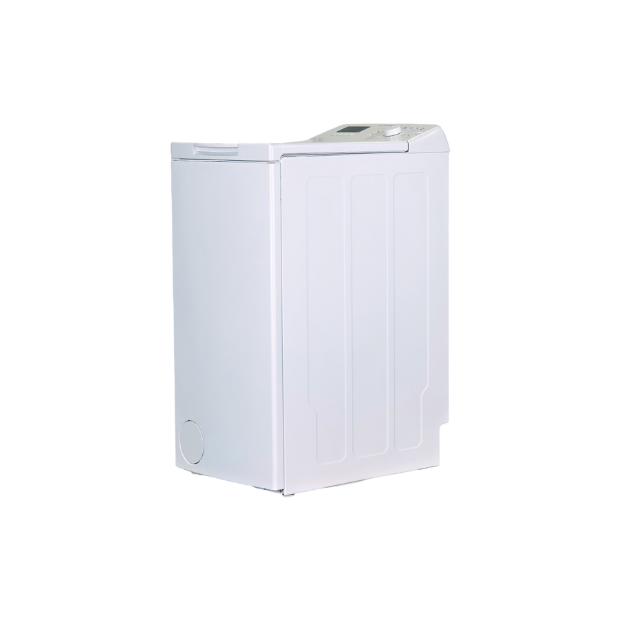 Lave-Linge Top 6 kg Reconditionné INDESIT BTWHS62400FRN : vue du côté gauche