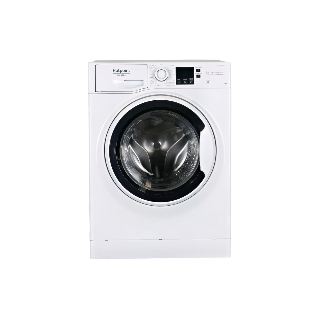 Lave-Linge Hublot 8 kg Reconditionné HOTPOINT PNS823CFR N : vue de face