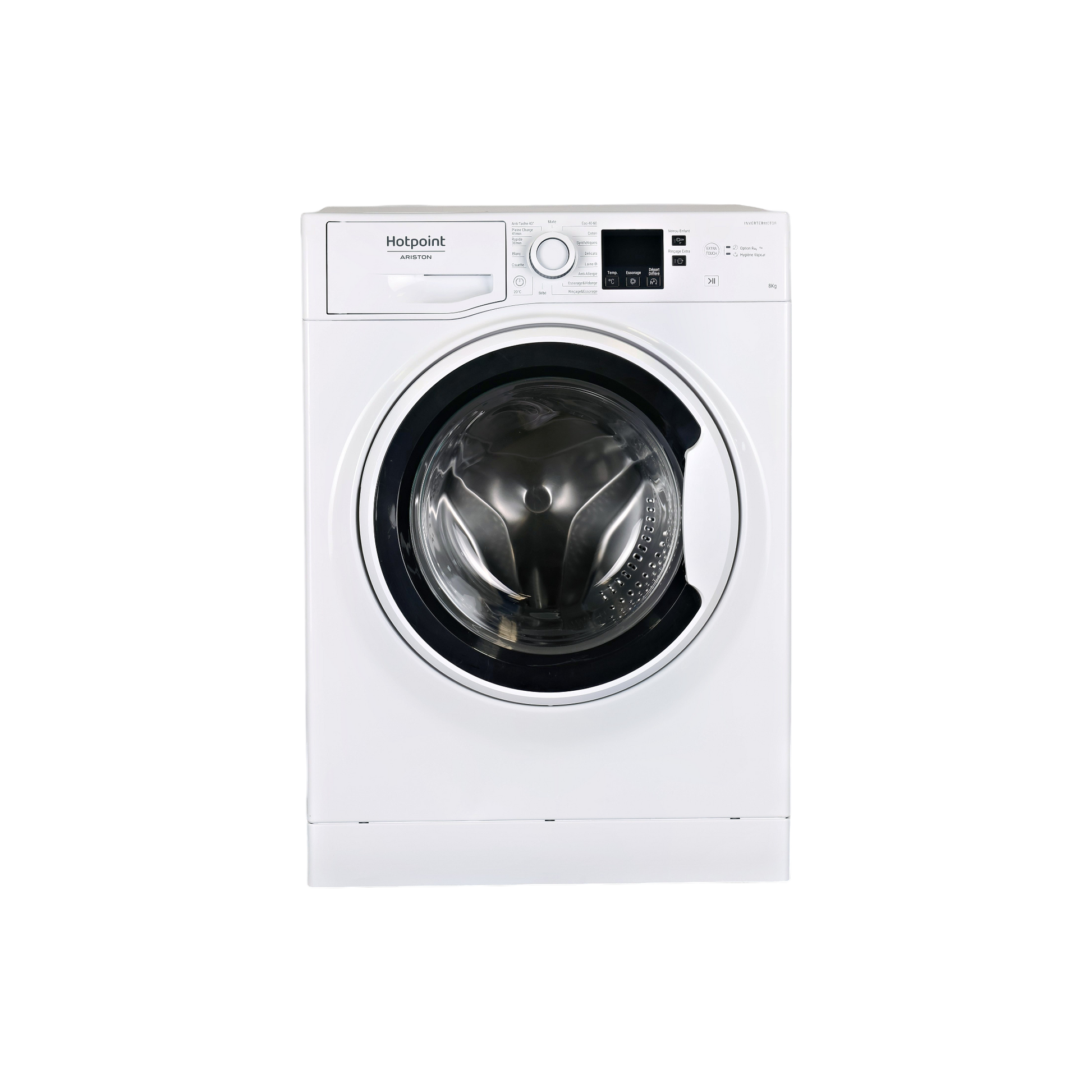Lave-Linge Hublot 8 kg Reconditionné HOTPOINT PNS823CFR N : vue de face