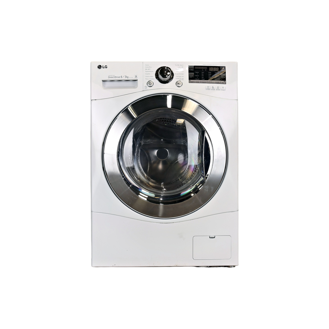 Lave-Linge Sechant 6 kg Reconditionné LG F63280WR : vue de face