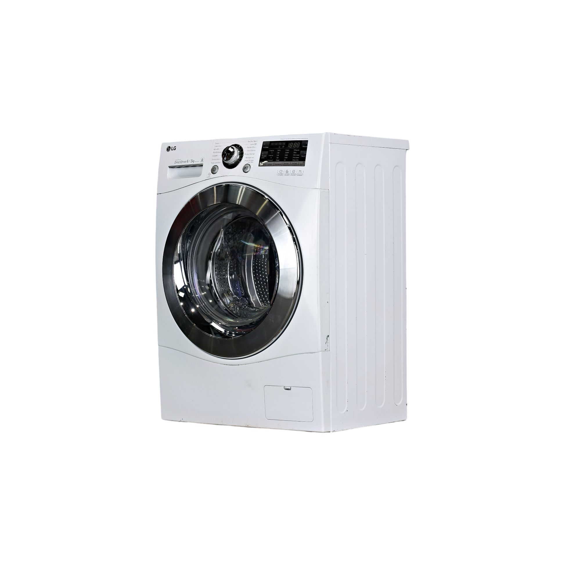 Lave-Linge Sechant 6 kg Reconditionné LG F63280WR : vue du côté gauche