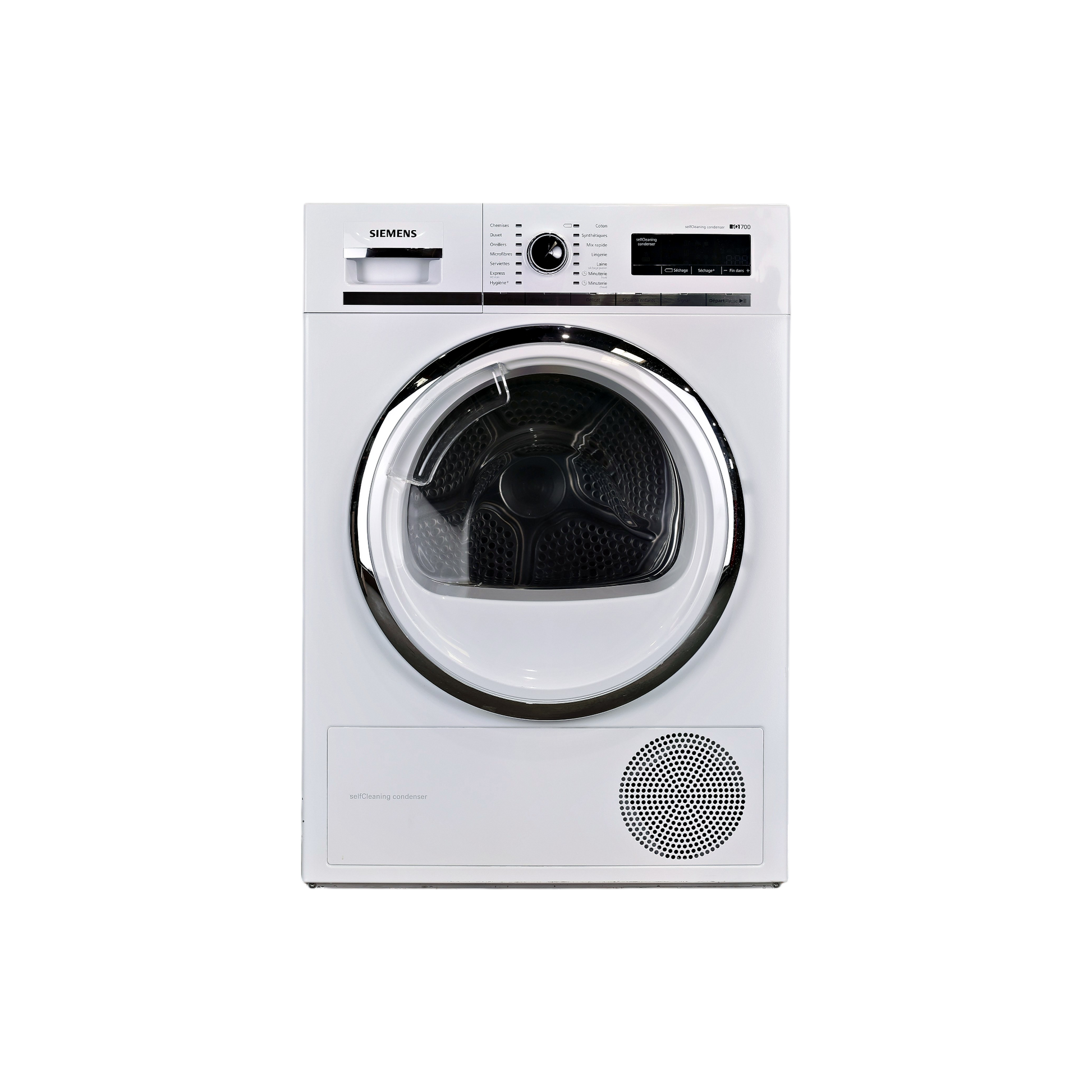 Seche-Linge Pompe À Chaleur 9 kg Reconditionné SIEMENS WT47W591FF : vue de face