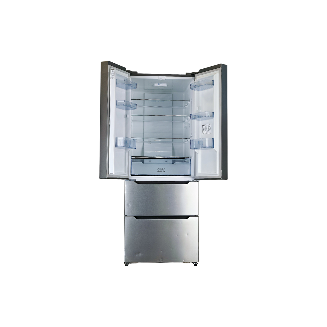 Réfrigérateur Avec Congélateur 404 L Reconditionné HISENSE RF528N4AC1 : vue de l'intérieur