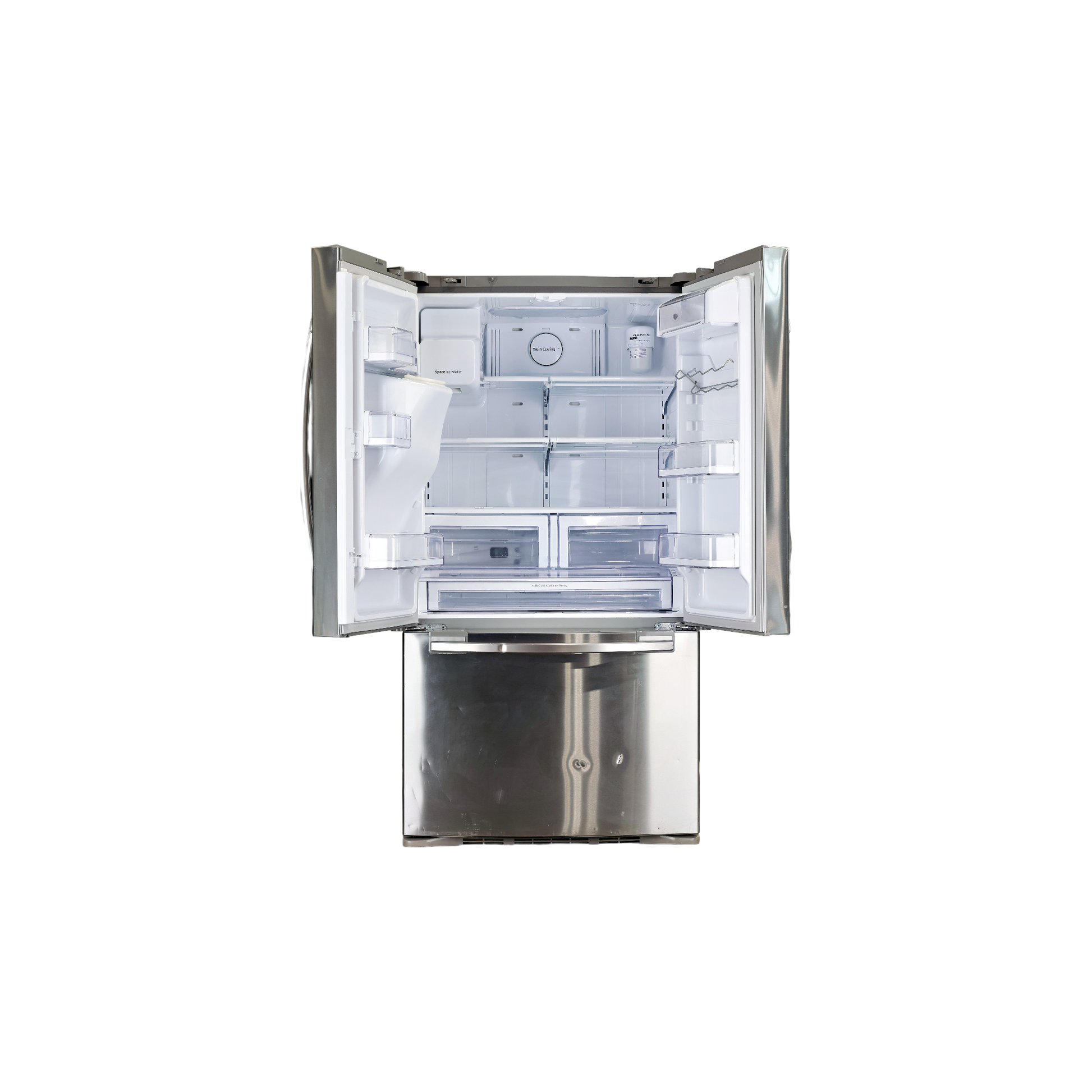 Réfrigérateur Multi-Portes 520 L Reconditionné SAMSUNG RFG23UERS : vue de l'intérieur