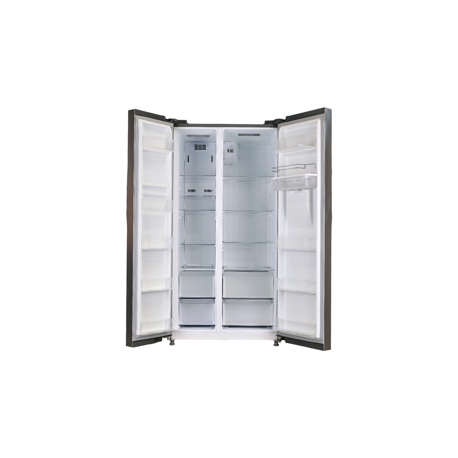 Réfrigérateur Américain 513 L Reconditionné SABA SBS525WDIL : vue de l'intérieur