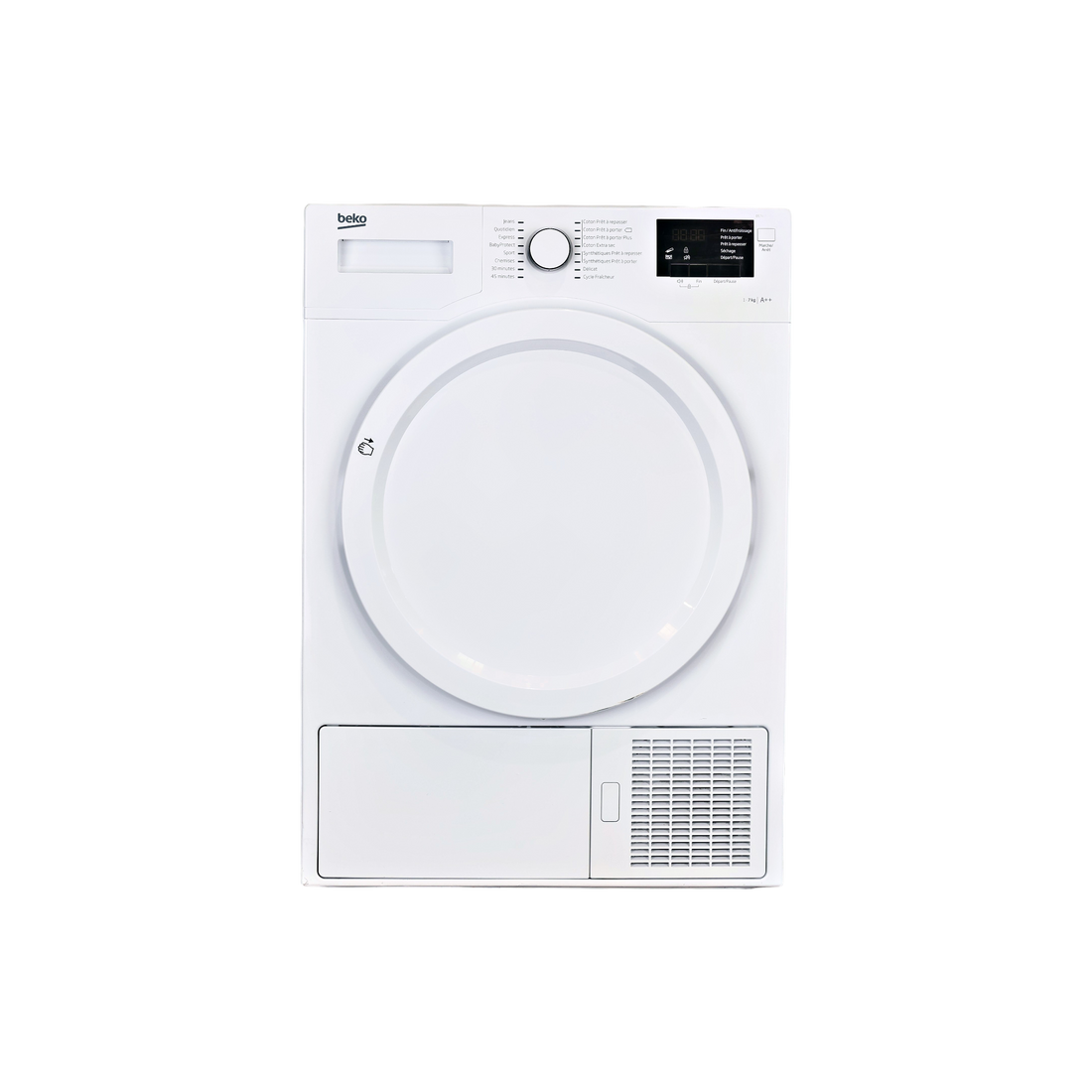 Seche-Linge Pompe À Chaleur 7 kg Reconditionné BEKO DS7433PA0W : vue de face