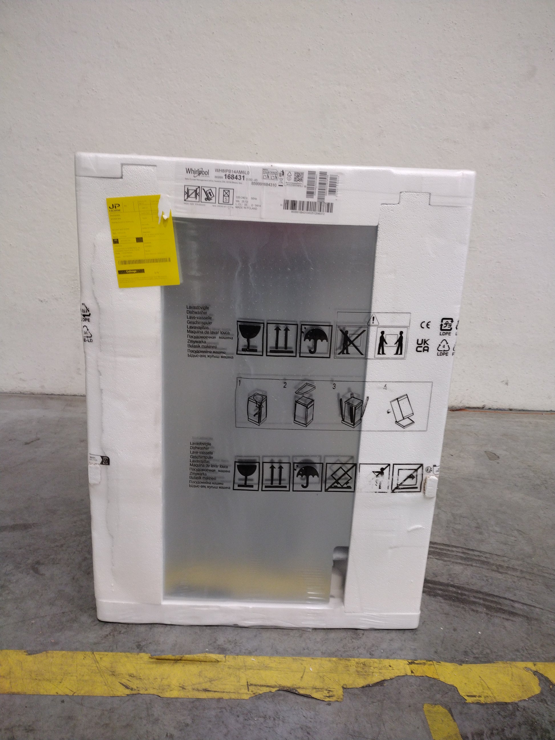 Lave-Vaisselle Encastrable 14 Cvts Reconditionné WHIRLPOOL WH8IPB14AM6L0 : détails