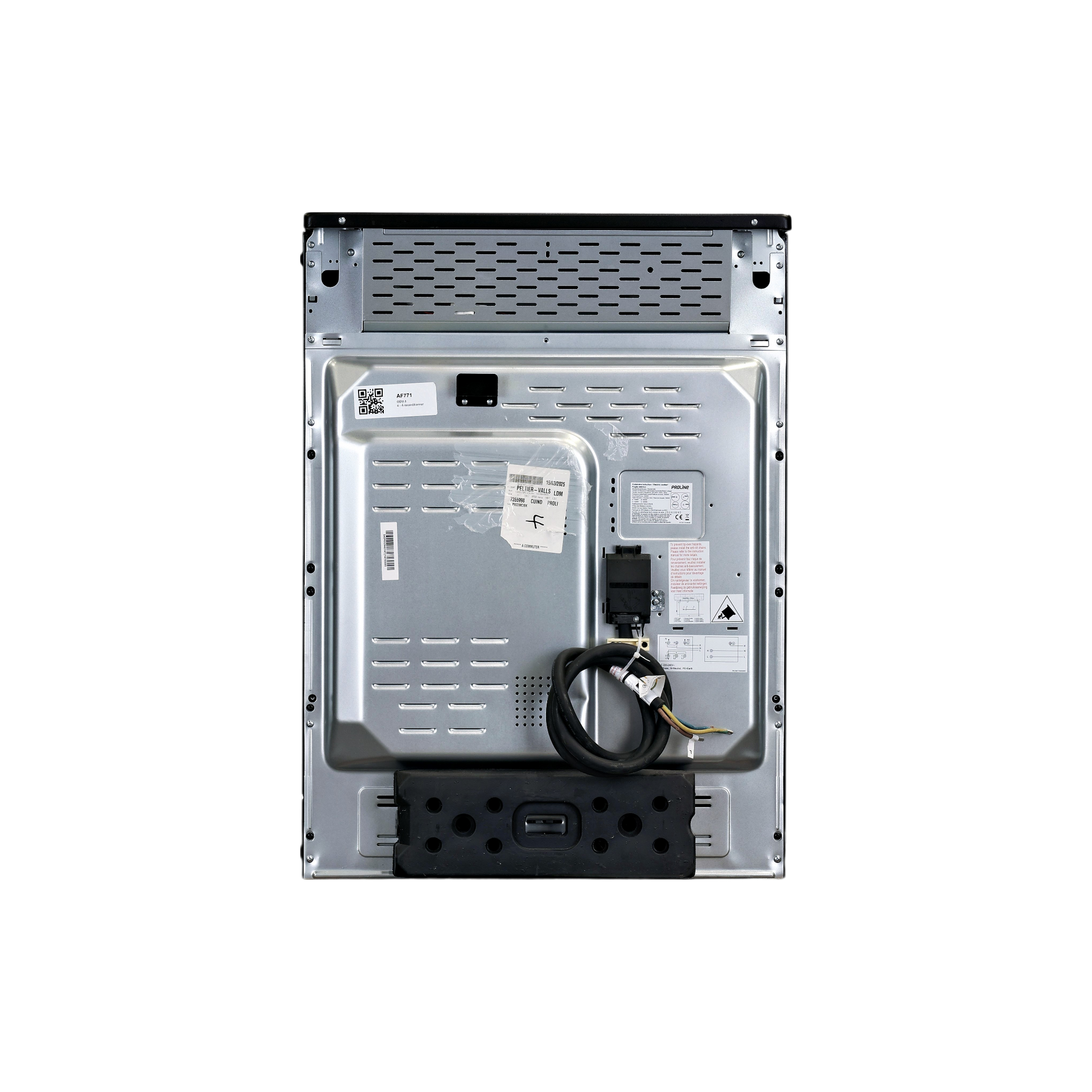 Cuisinière À Induction  Reconditionné PROLINE P602IMCIBK : détails