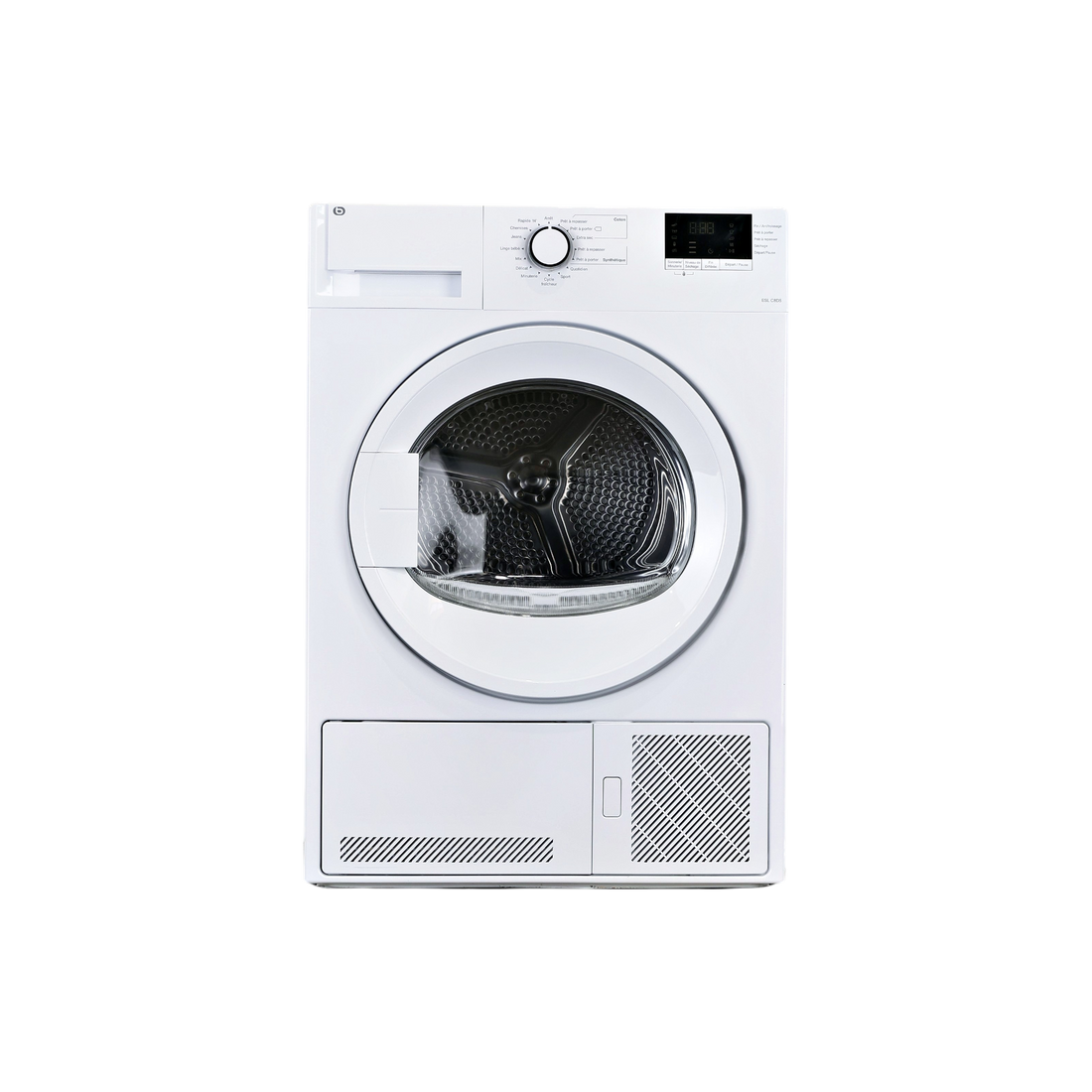 Seche-Linge Condensation 8 kg Reconditionné ESSENTIEL B ESLC8D5 : vue de face