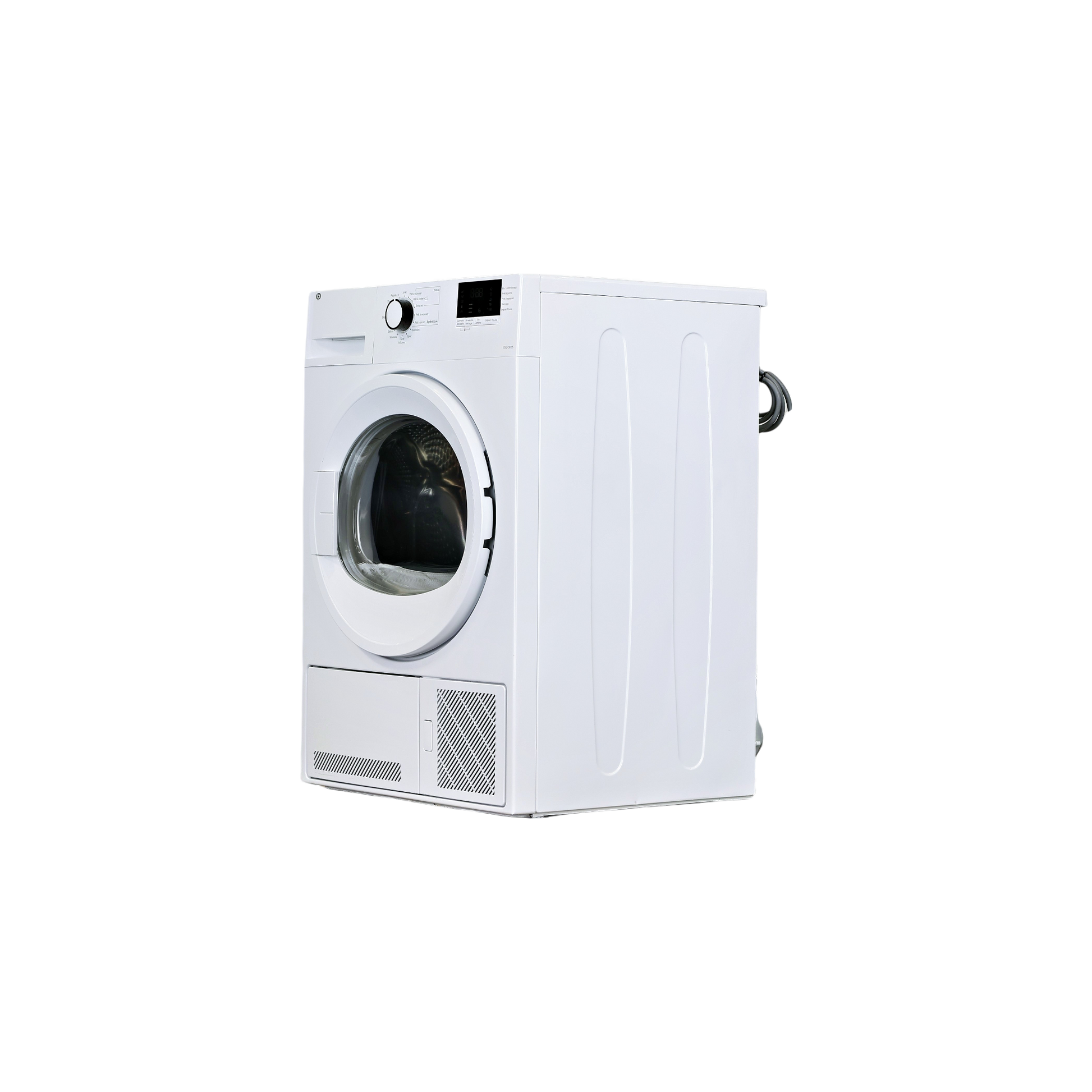 Seche-Linge Condensation 8 kg Reconditionné ESSENTIEL B ESLC8D5 : vue du côté gauche