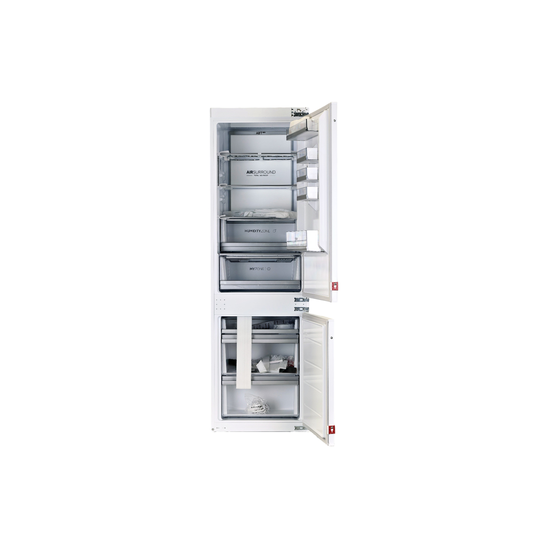 Réfrigérateur Encastrable 268 L Reconditionné HAIER HBW7518DT : vue de l'intérieur