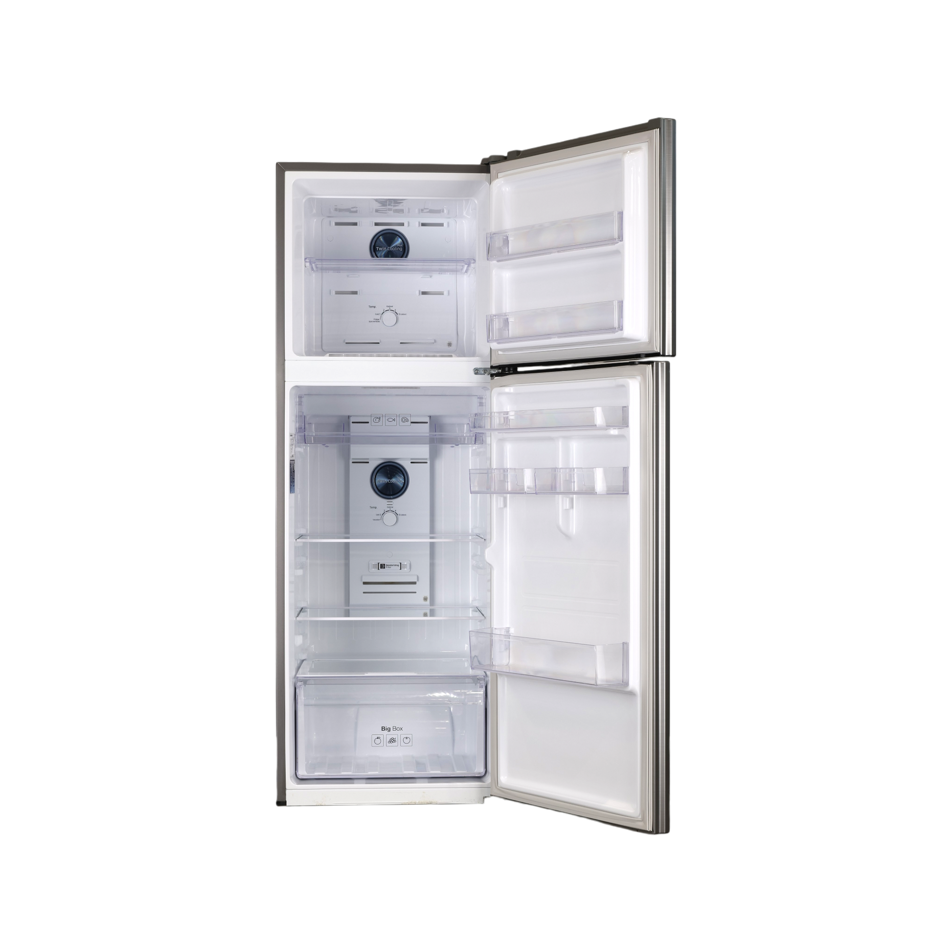 Réfrigérateur Avec Congélateur 323 L Reconditionné SAMSUNG RT32K5000S9 : vue de l'intérieur