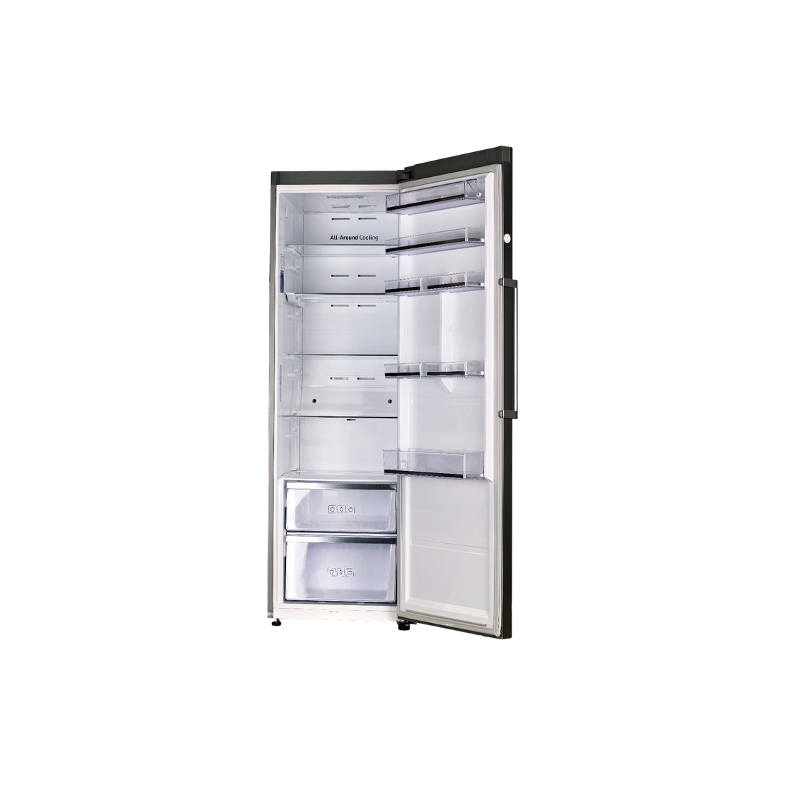 Réfrigérateur Une Porte 385 L Reconditionné SAMSUNG RR39M7130S9 : vue de l'intérieur