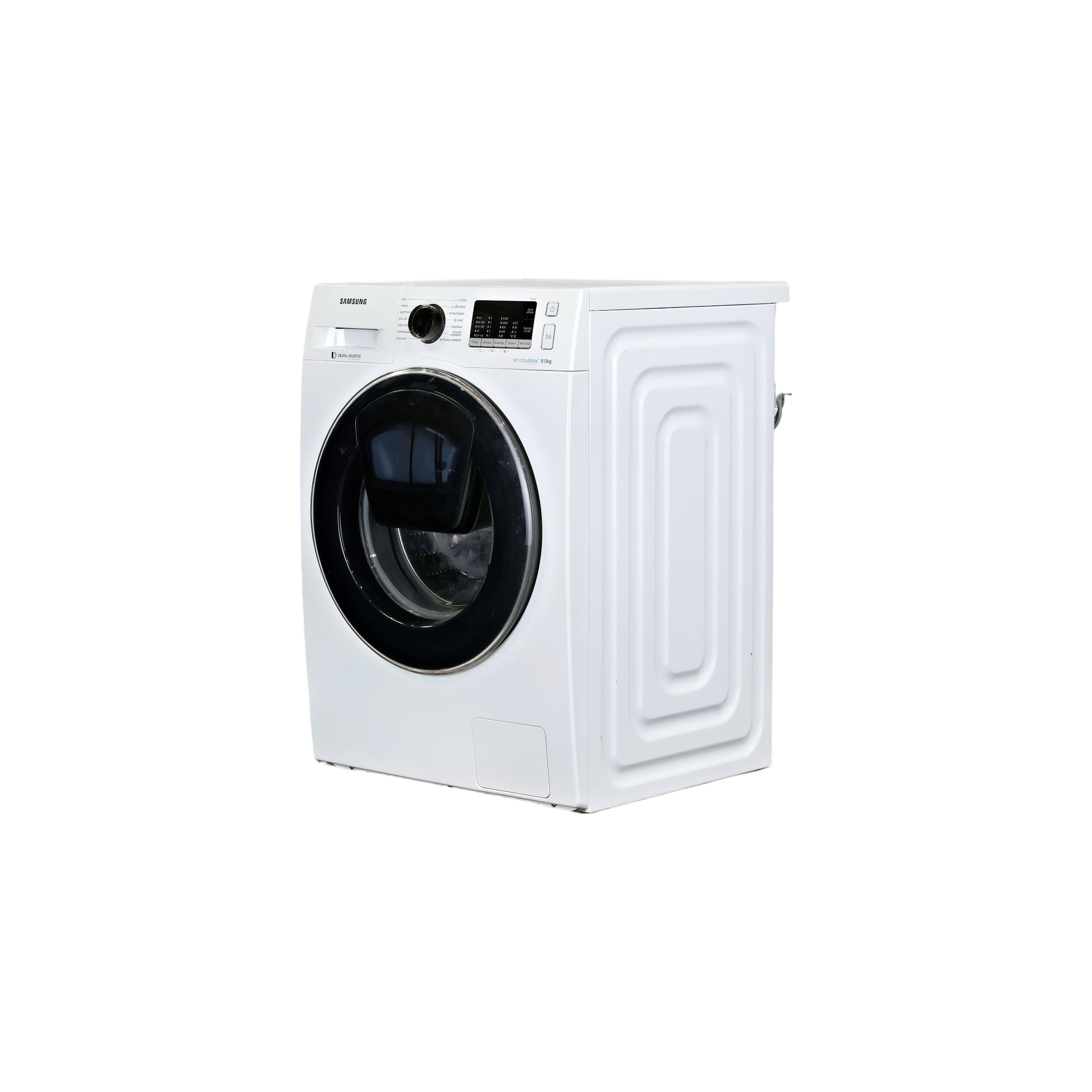 Lave-Linge Hublot 8 kg Reconditionné SAMSUNG WW8BK5210UW : vue du côté gauche