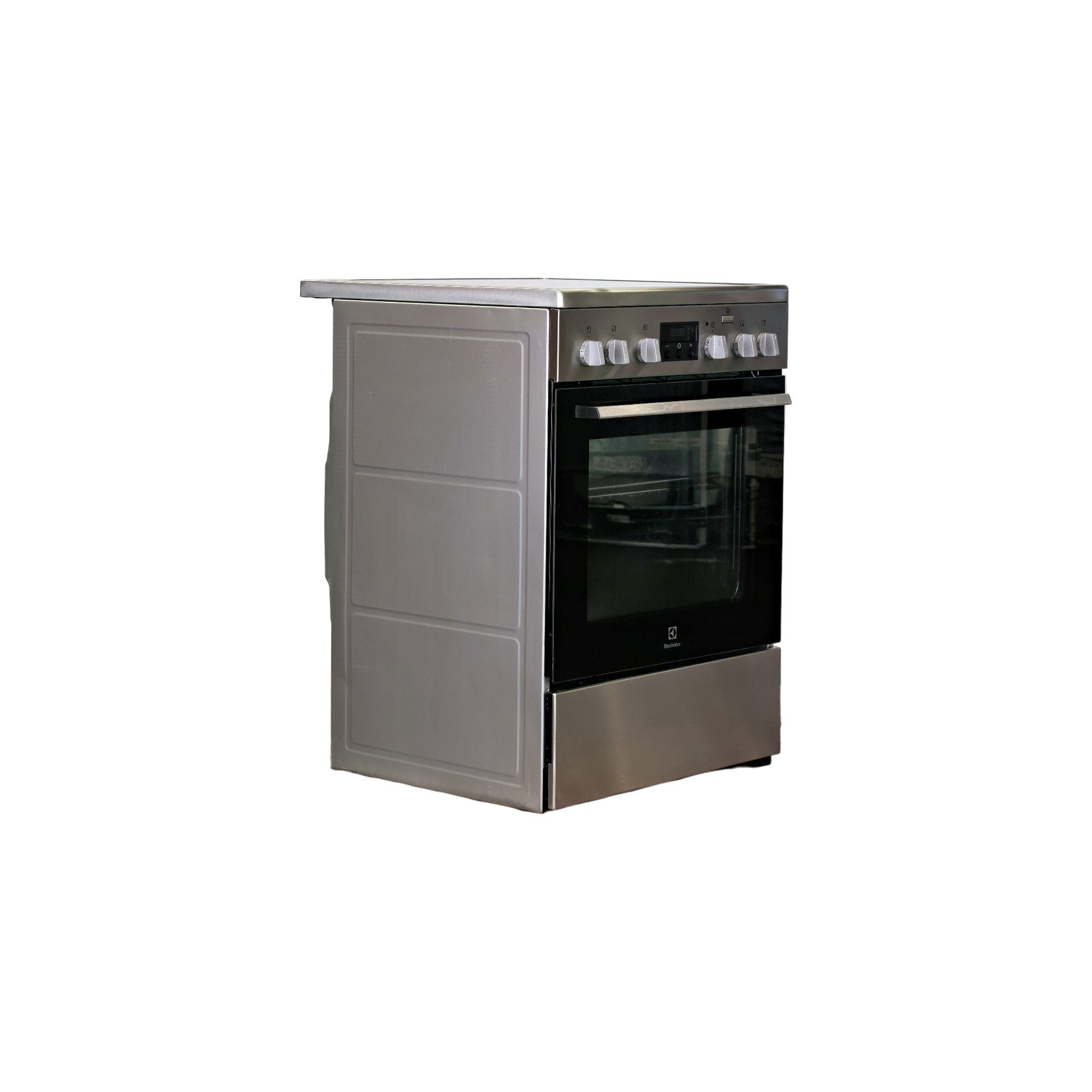 Cuisinière Vitrocéramique 54 L Reconditionné ELECTROLUX EKR664200X : vue du côté droit