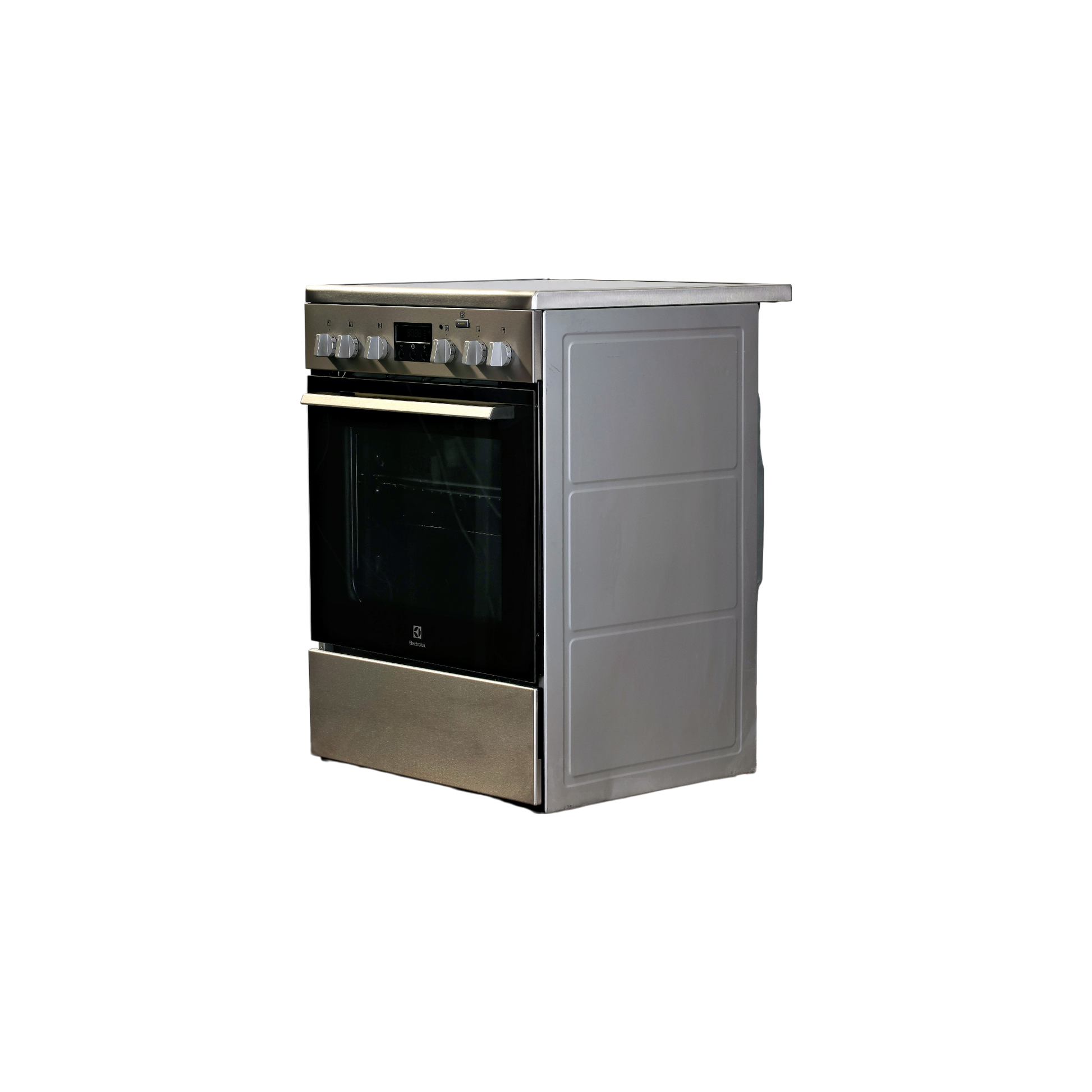 Cuisinière Vitrocéramique 54 L Reconditionné ELECTROLUX EKR664200X : vue du côté gauche