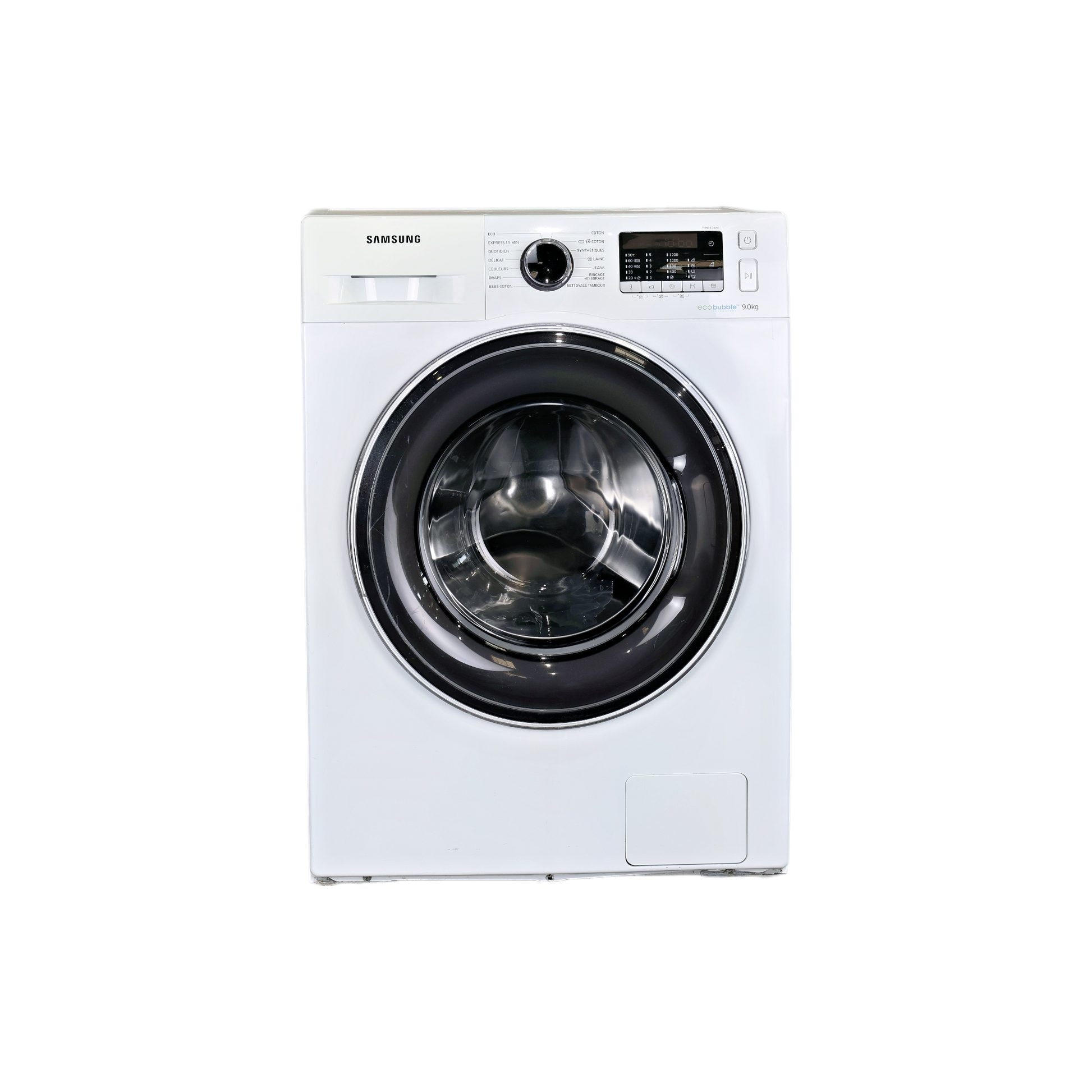 Lave-Linge Hublot 9 kg Reconditionné SAMSUNG WW90J5355EW : vue de face