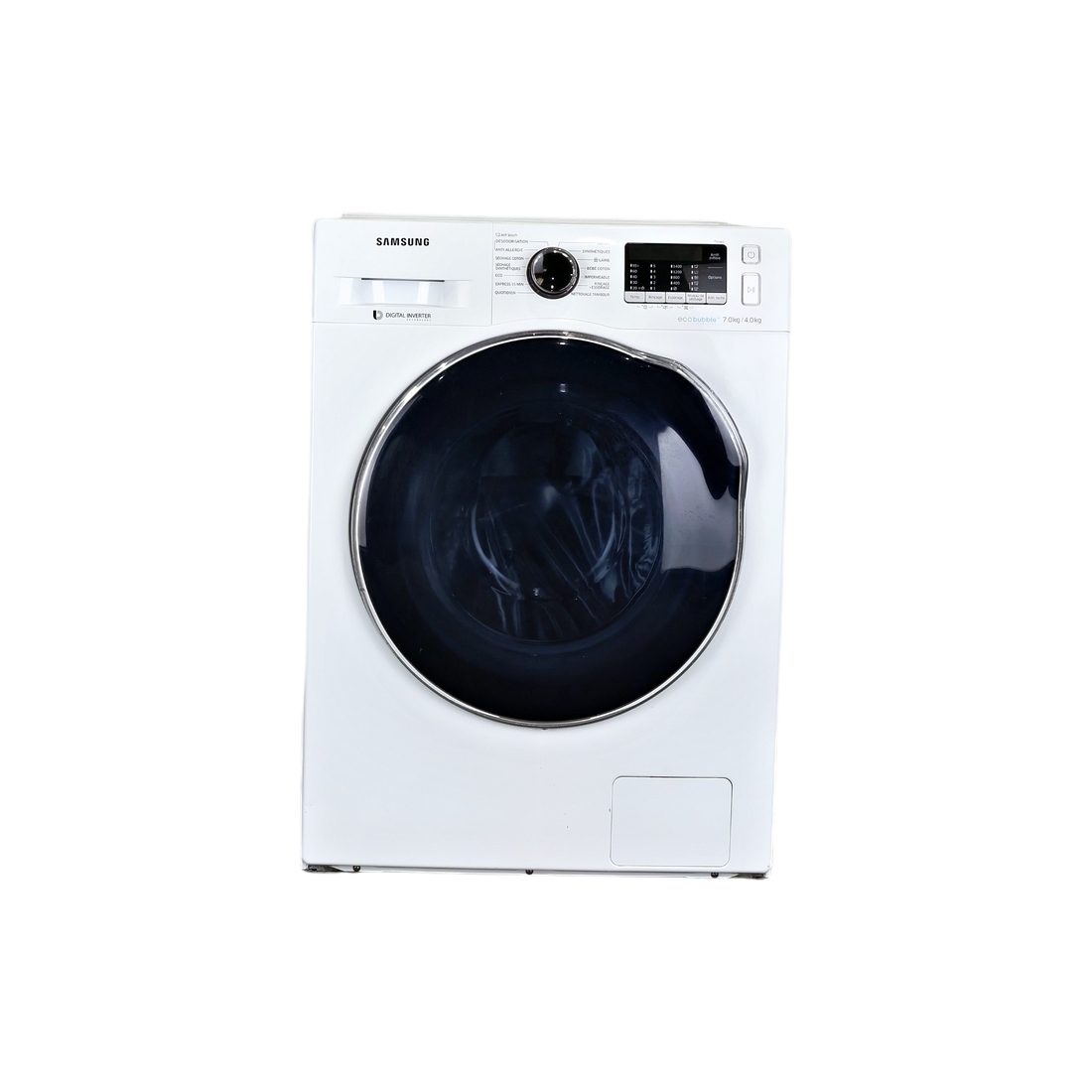 Lave-Linge Sechant 7 kg Reconditionné SAMSUNG WD70J5A10AW : vue de face