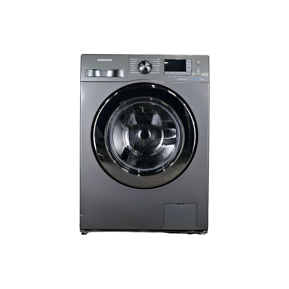 Lave-Linge Hublot 7 kg Reconditionné SAMSUNG WF70F5E5W4X : vue de face