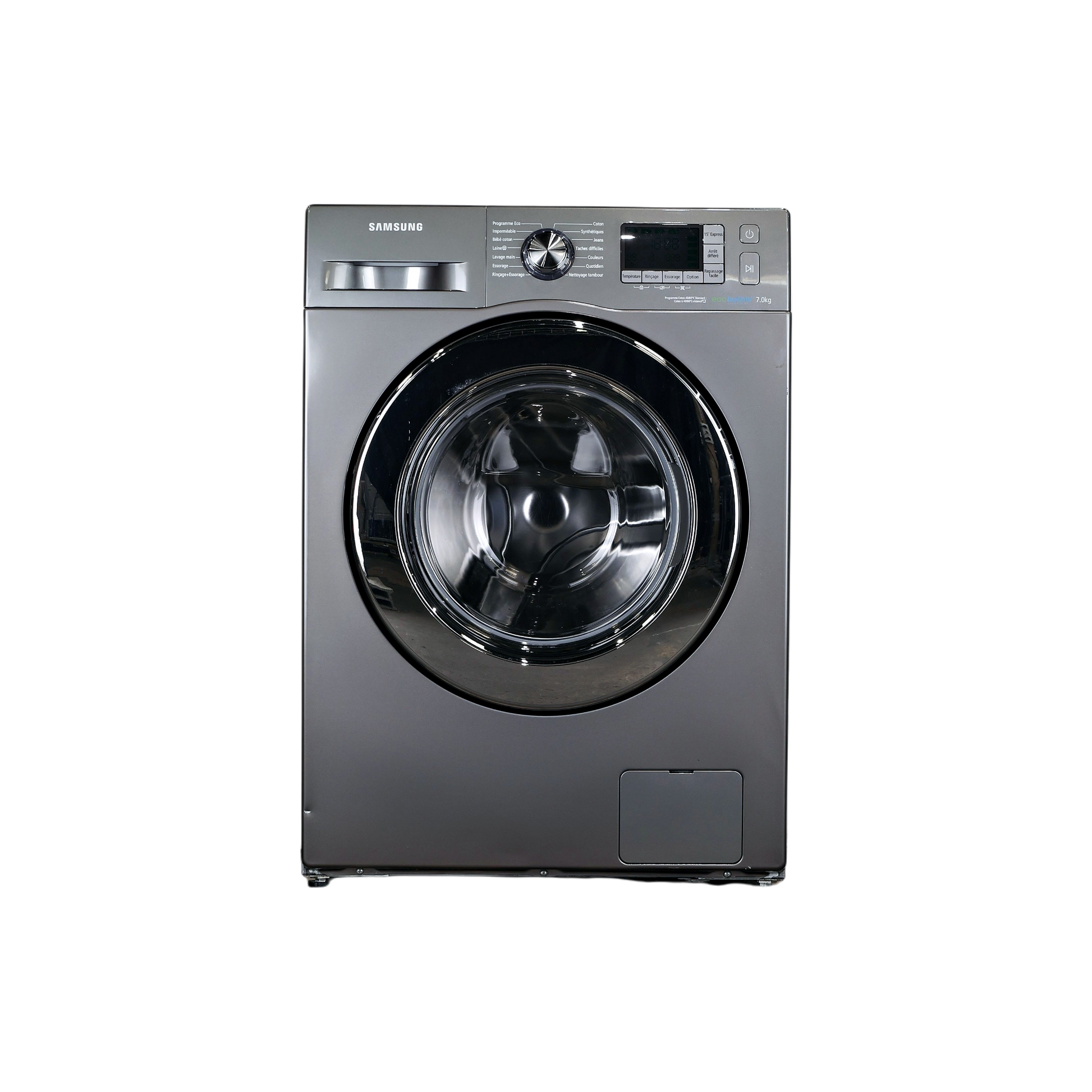 Lave-Linge Hublot 7 kg Reconditionné SAMSUNG WF70F5E5W4X : vue de face
