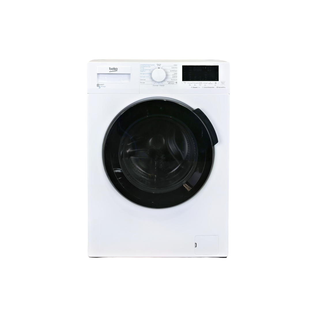 Lave-Linge Sechant 8 kg Reconditionné BEKO HTE8613YBST : vue de face